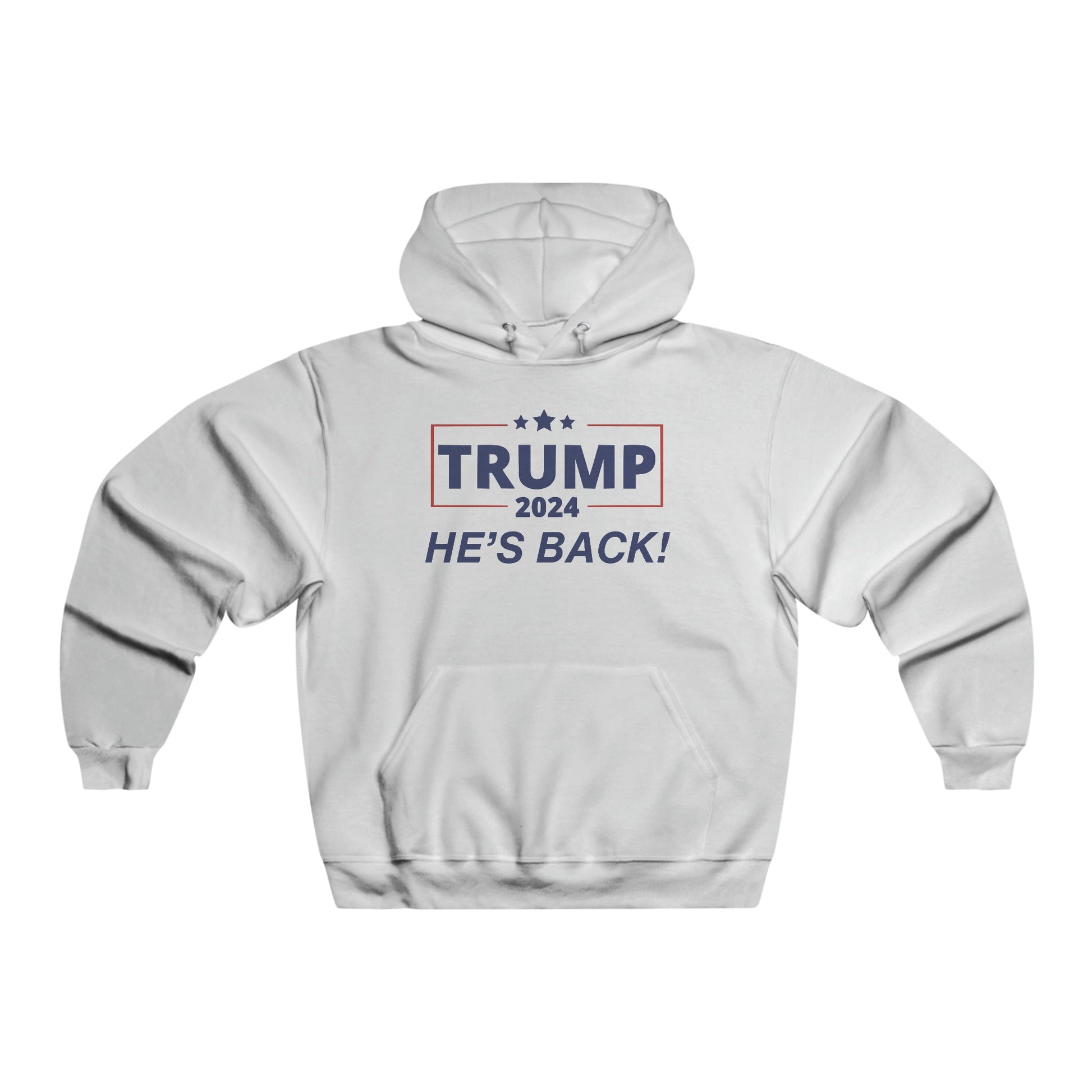 Trump 2024 He's Back Hoodie - PatriotDepot.com