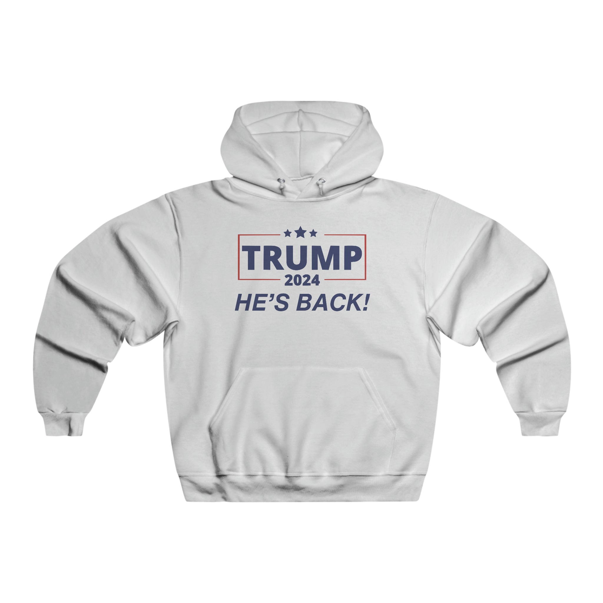 Trump 2024 He's Back Hoodie - PatriotDepot.com