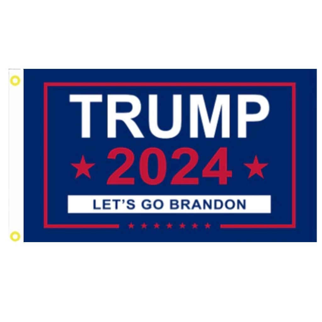 Trump 2024 "Let's Go Brandon" 3'x5' Flag - PatriotDepot.com