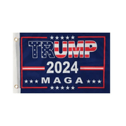 Trump 2024 MAGA 12"x18" Boat/RV Flag - PatriotDepot.com