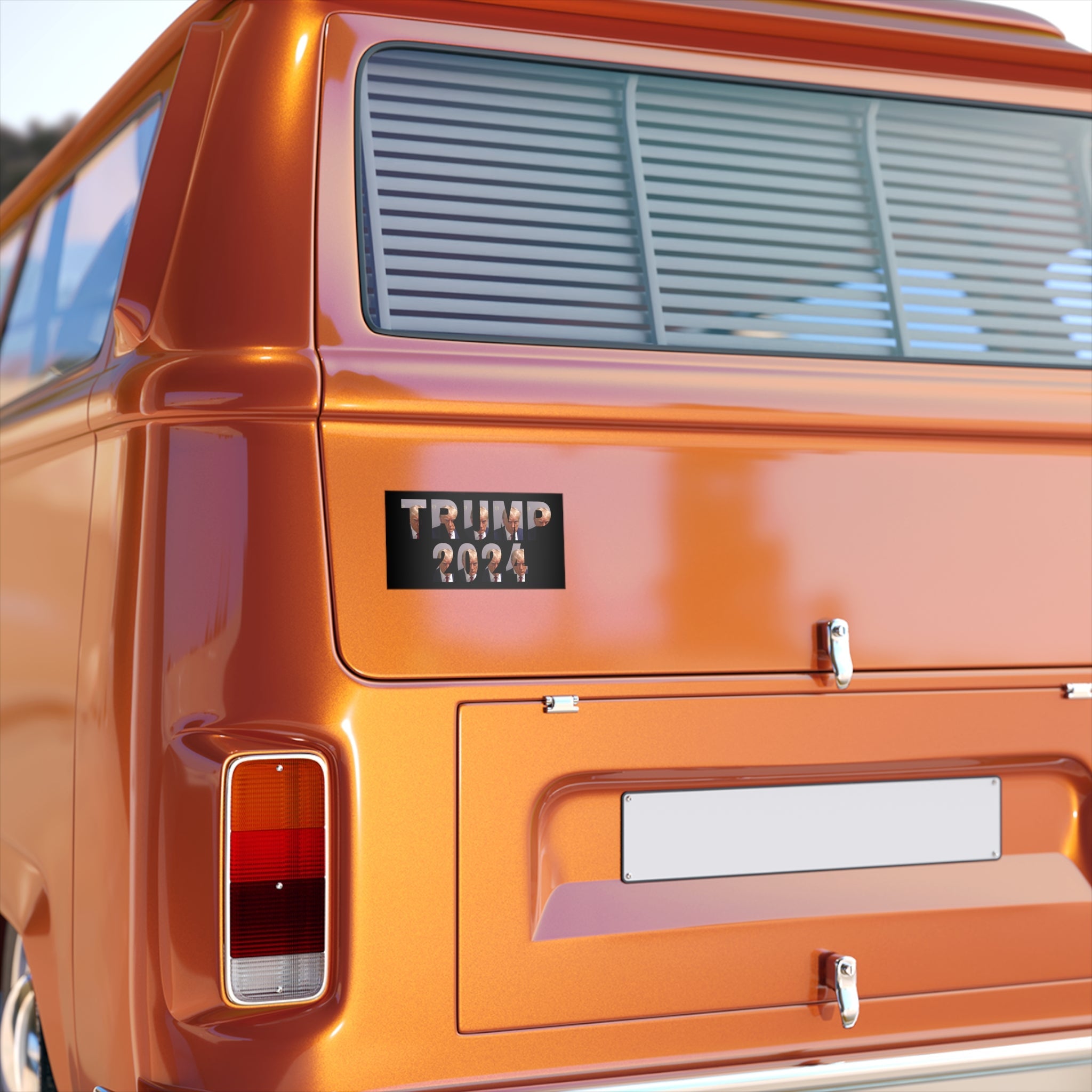 Trump 2024 Mugshot Bumper Sticker - PatriotDepot.com