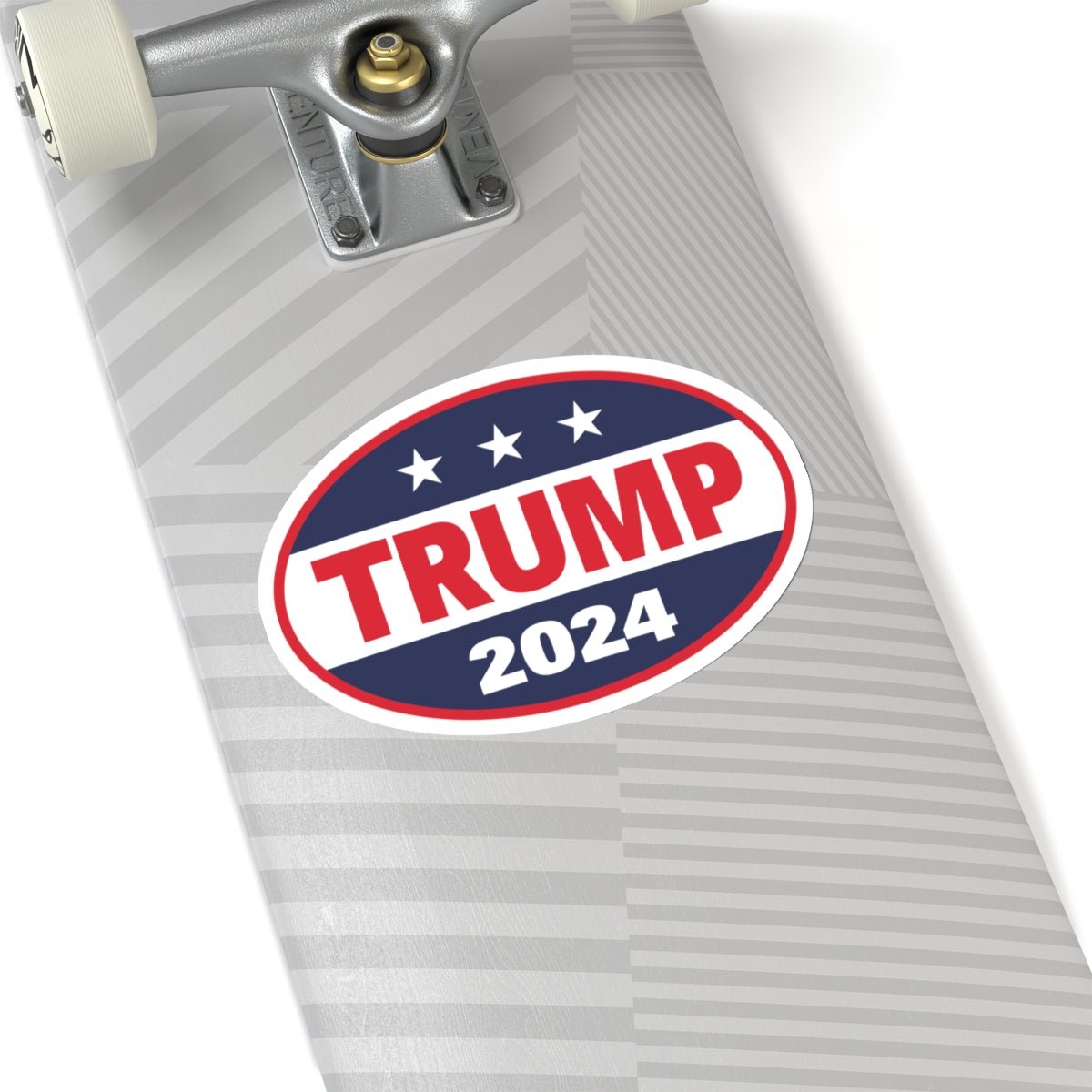 Trump 2024 Oval Sticker (4 sizes) - PatriotDepot.com