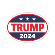 Trump 2024 Oval Sticker (4 sizes) - PatriotDepot.com
