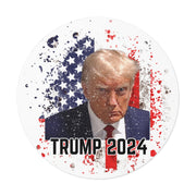 Trump 2024 Patriotic Mugshot Bumper Sticker (3 Sizes) - PatriotDepot.com