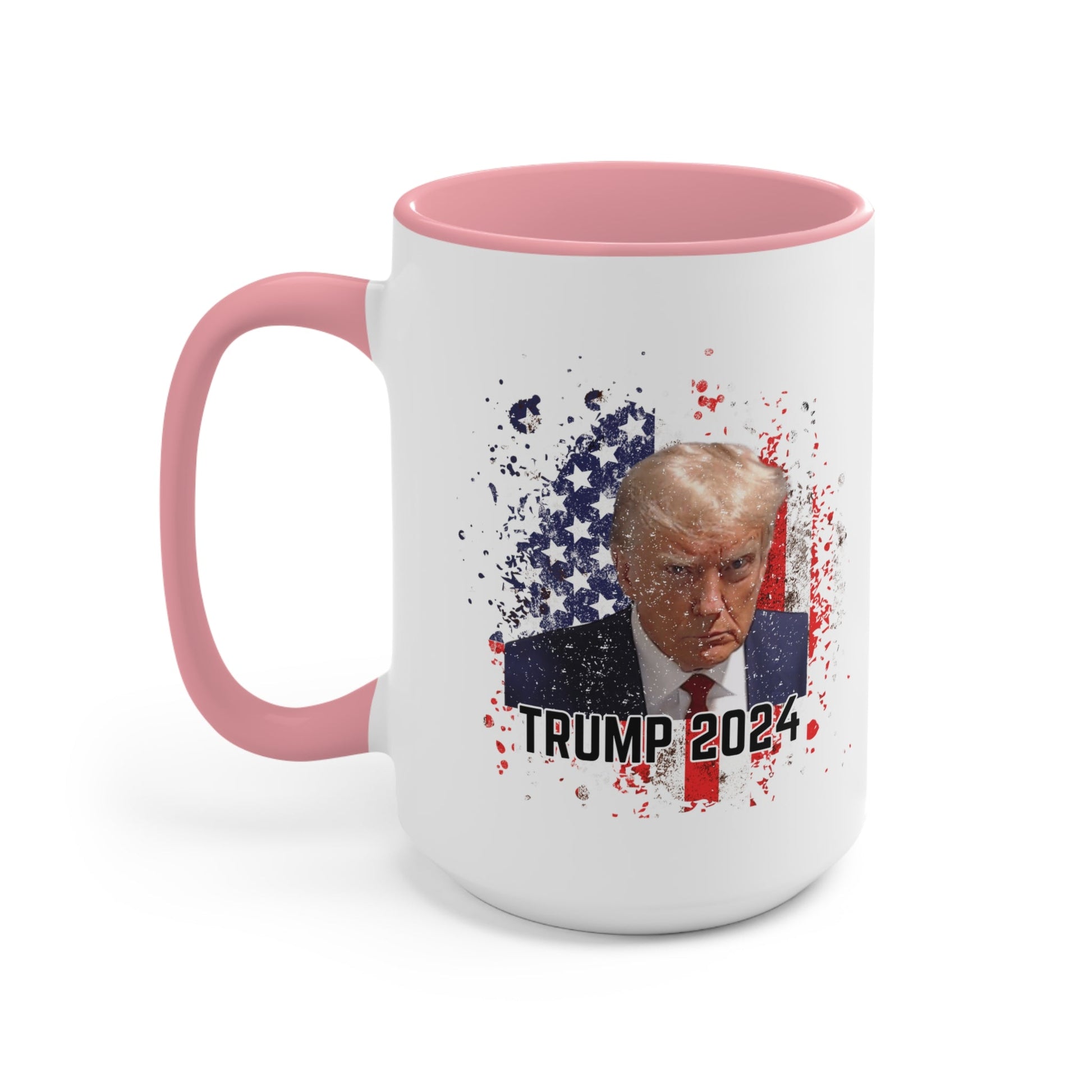 Trump 2024 Patriotic Mugshot Mug (3 Colors, 2 Sizes) - PatriotDepot.com