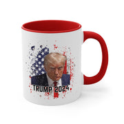 Trump 2024 Patriotic Mugshot Mug (3 Colors, 2 Sizes) - PatriotDepot.com