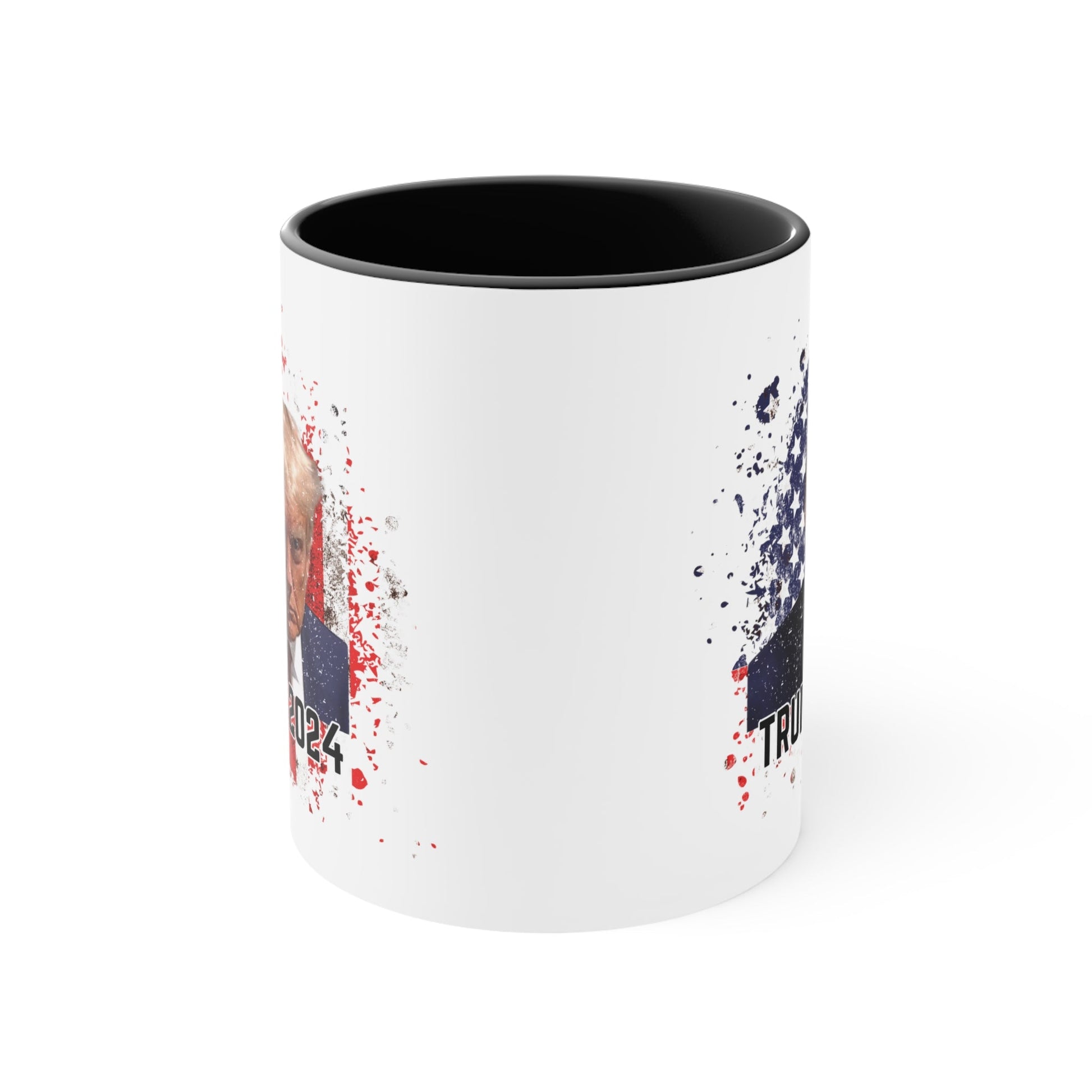 Trump 2024 Patriotic Mugshot Mug (3 Colors, 2 Sizes) - PatriotDepot.com