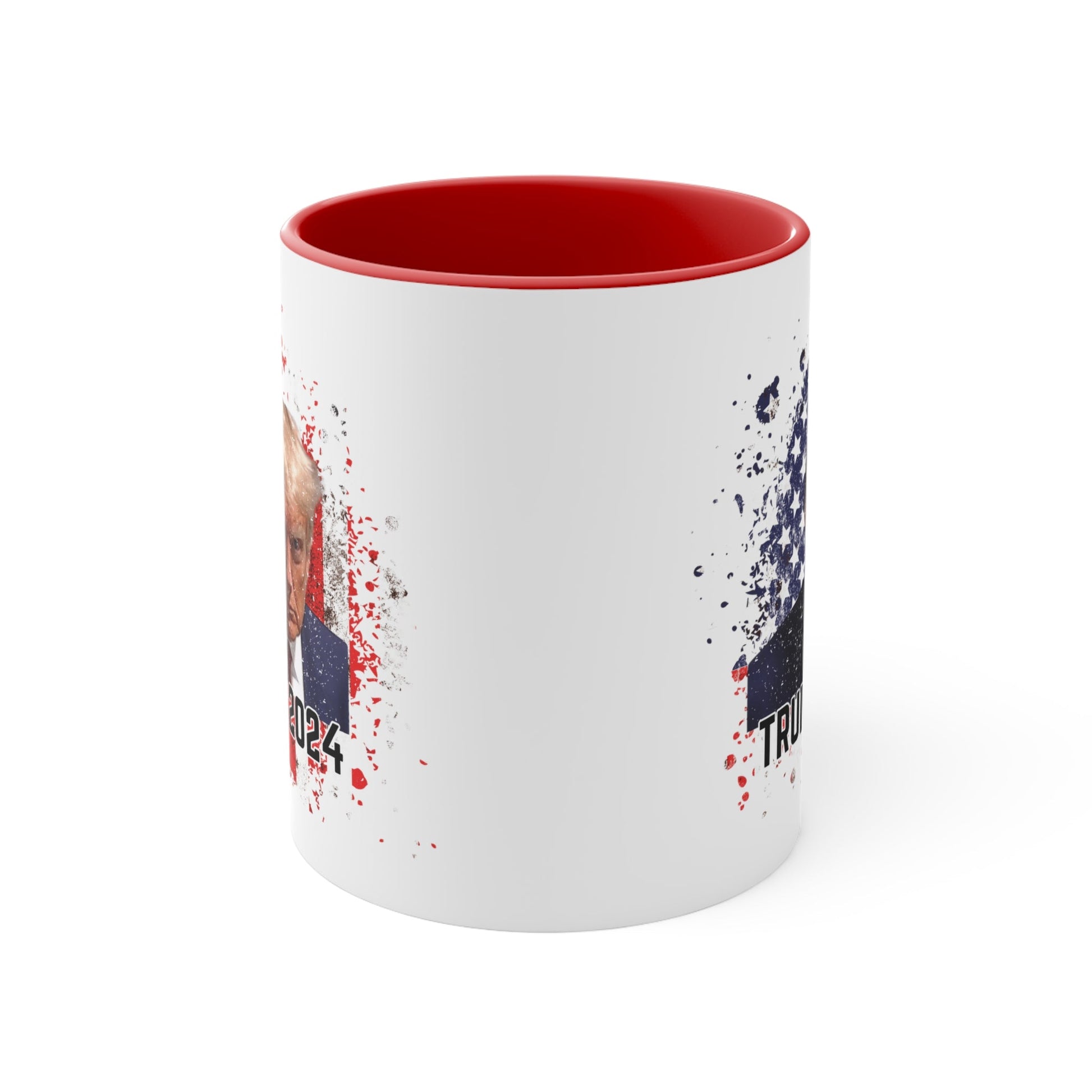 Trump 2024 Patriotic Mugshot Mug (3 Colors, 2 Sizes) - PatriotDepot.com