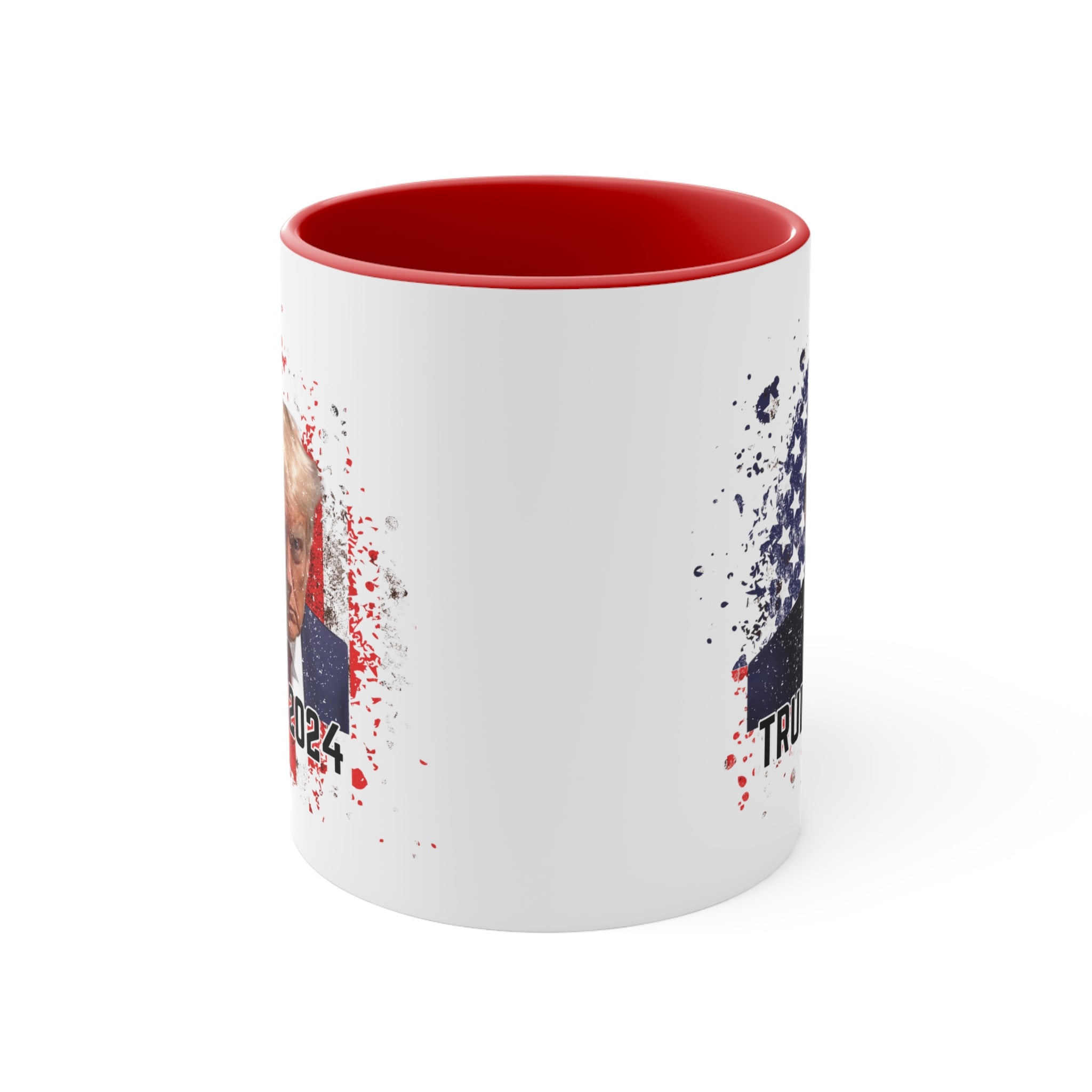Trump 2024 Patriotic Mugshot Mug (3 Colors, 2 Sizes) - PatriotDepot.com