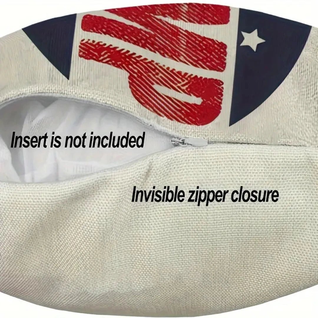 Trump 2024 Stars Pillow Cover - PatriotDepot.com