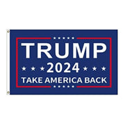 Trump 2024 Take America Back 12" x 18" Flag - PatriotDepot.com