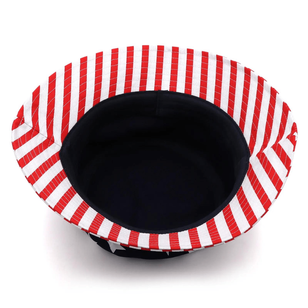 Trump 2024 Take America Back Patriotic Embroidered Bucket Hat - PatriotDepot.com