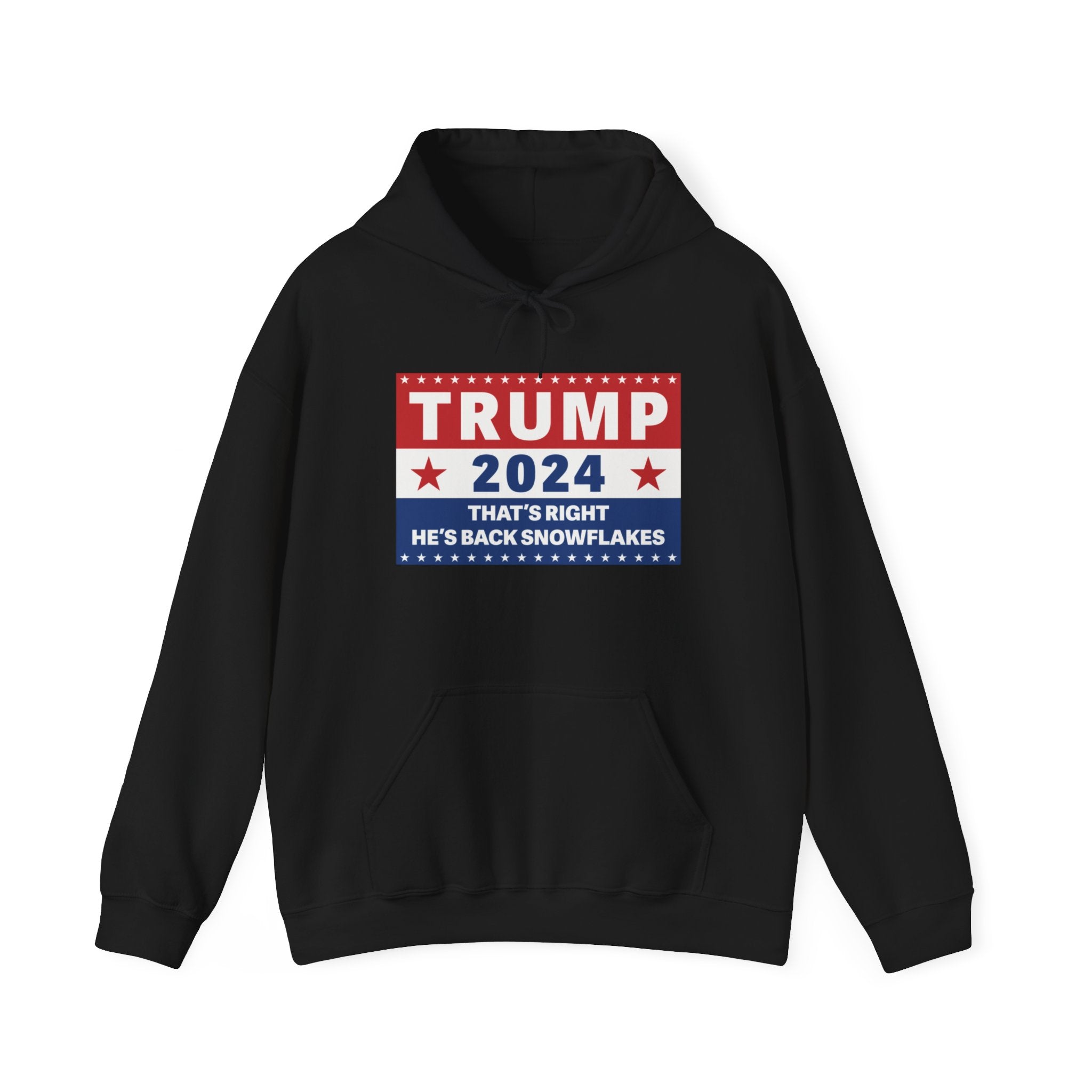 Trump 2024 That's Right, He's Back Snowflakes Hoodie - PatriotDepot.com