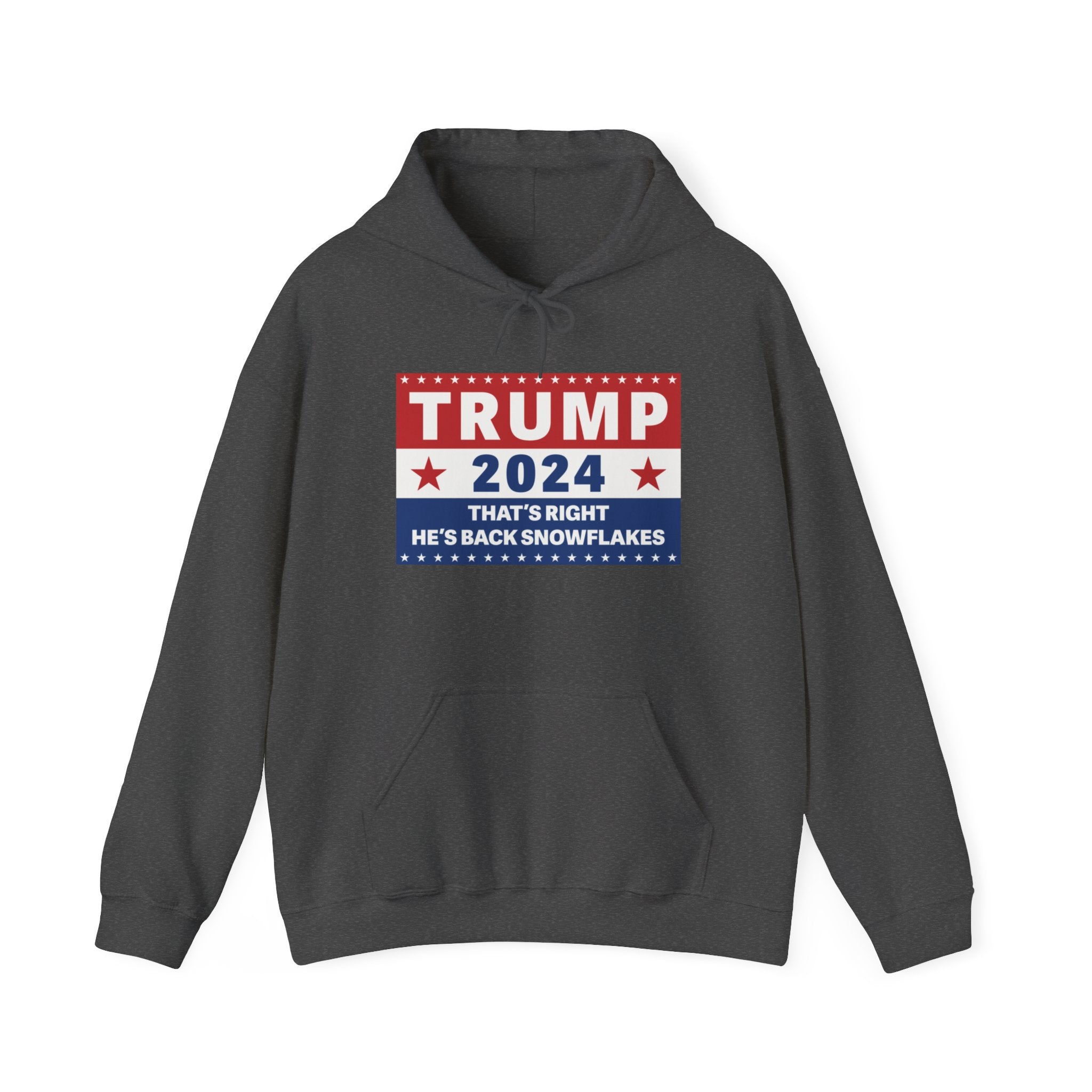 Trump 2024 That's Right, He's Back Snowflakes Hoodie - PatriotDepot.com