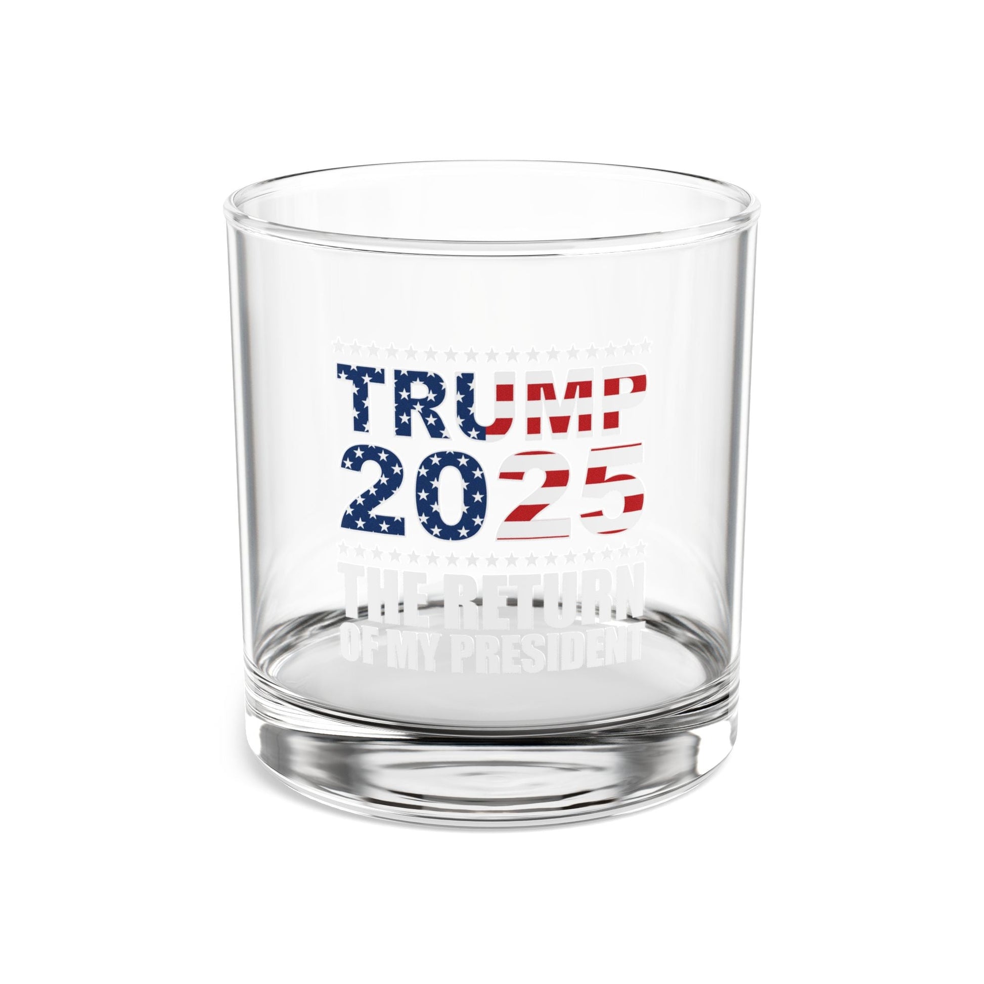 Trump 2025 The Return of My President Glass - PatriotDepot.com