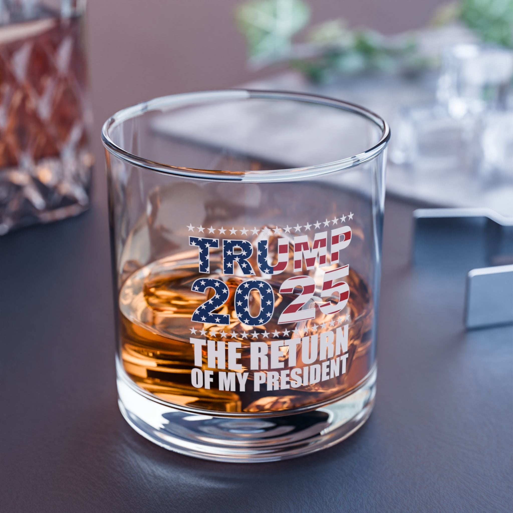 Trump 2025 The Return of My President Glass - PatriotDepot.com