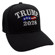 Trump 2028 Custom Embroidered Hat (Black) - PatriotDepot.com