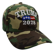 Trump 2028 Custom Embroidered Hat (Camo) - PatriotDepot.com