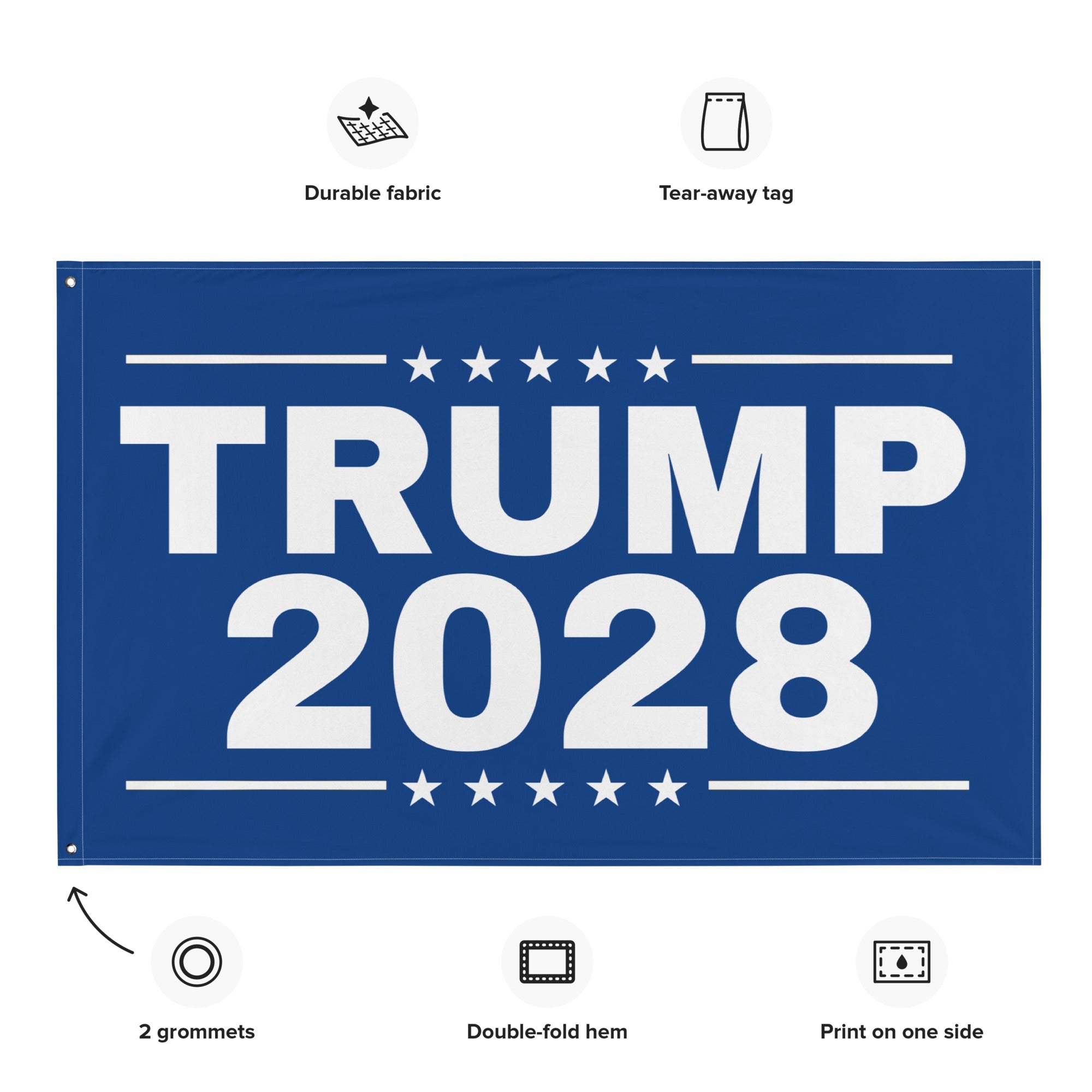 Trump 2028 Custom Flag - PatriotDepot.com