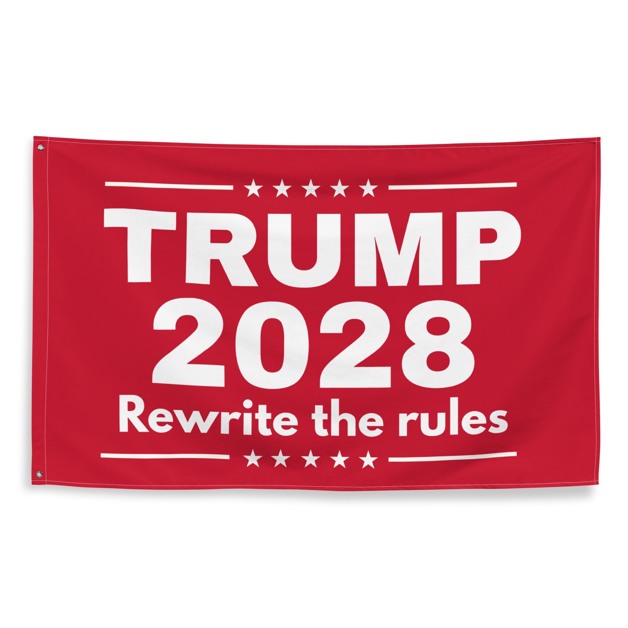 Trump 2028 'Rewrite the Rules' Custom Flag - PatriotDepot.com