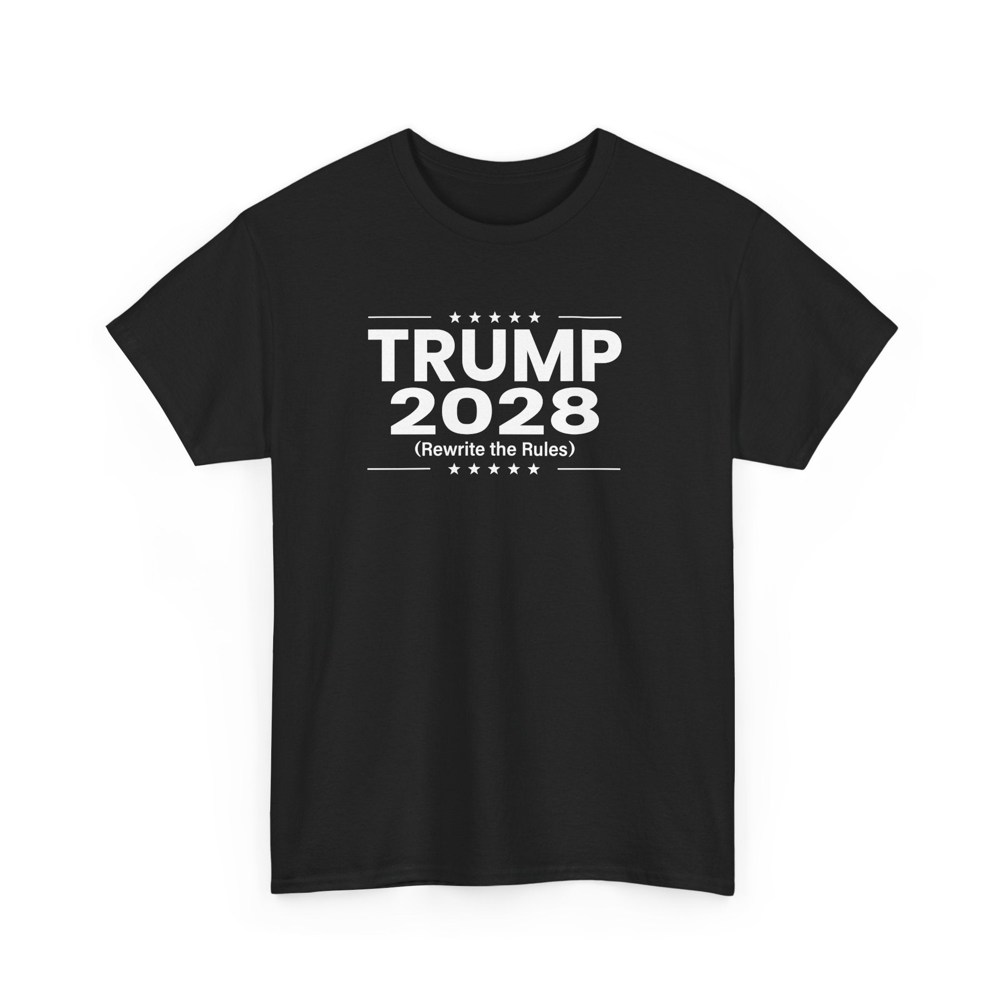 Trump 2028 Rewrite the Rules T-Shirt - PatriotDepot.com