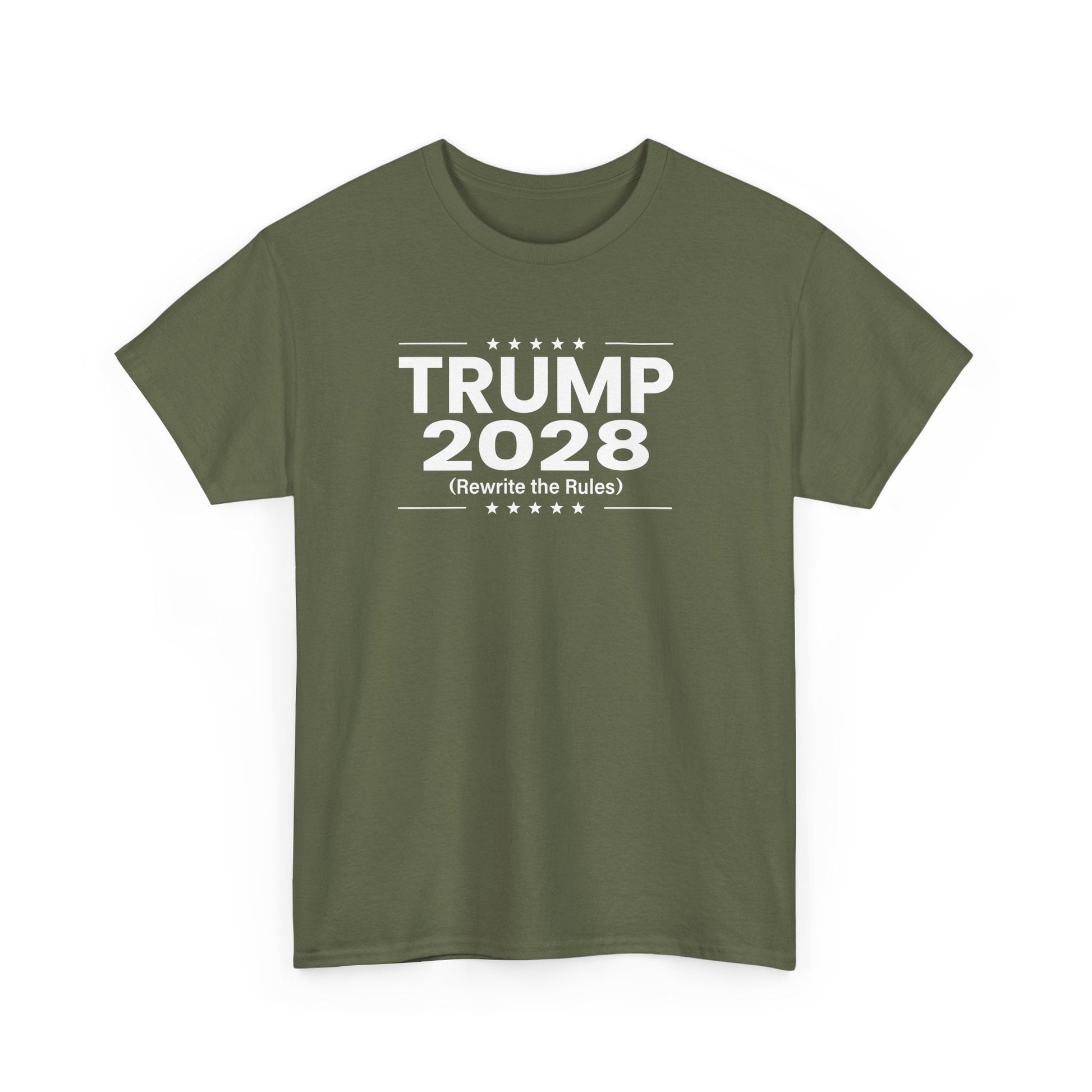 Trump 2028 Rewrite the Rules T-Shirt - PatriotDepot.com