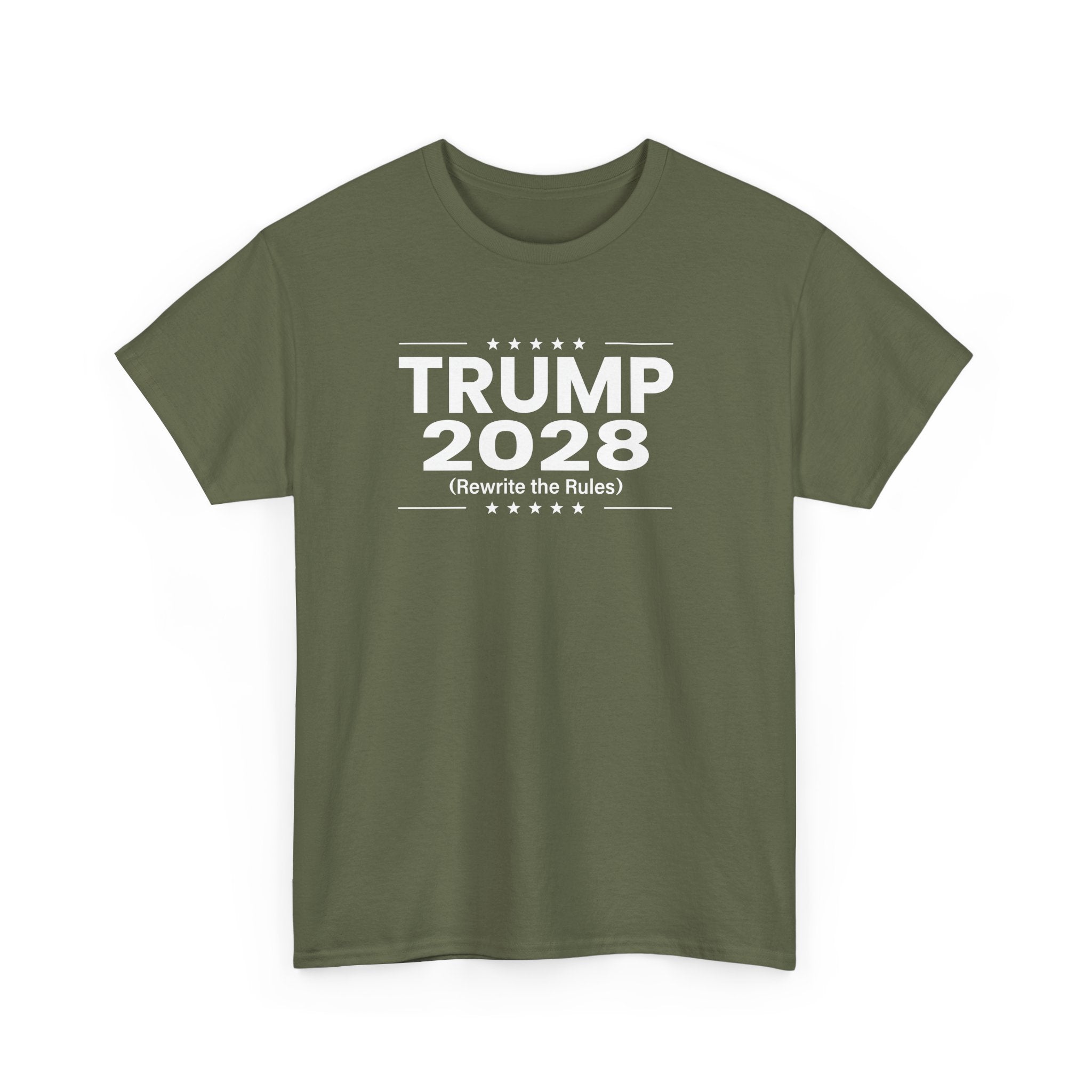 Trump 2028 Rewrite the Rules T-Shirt - PatriotDepot.com