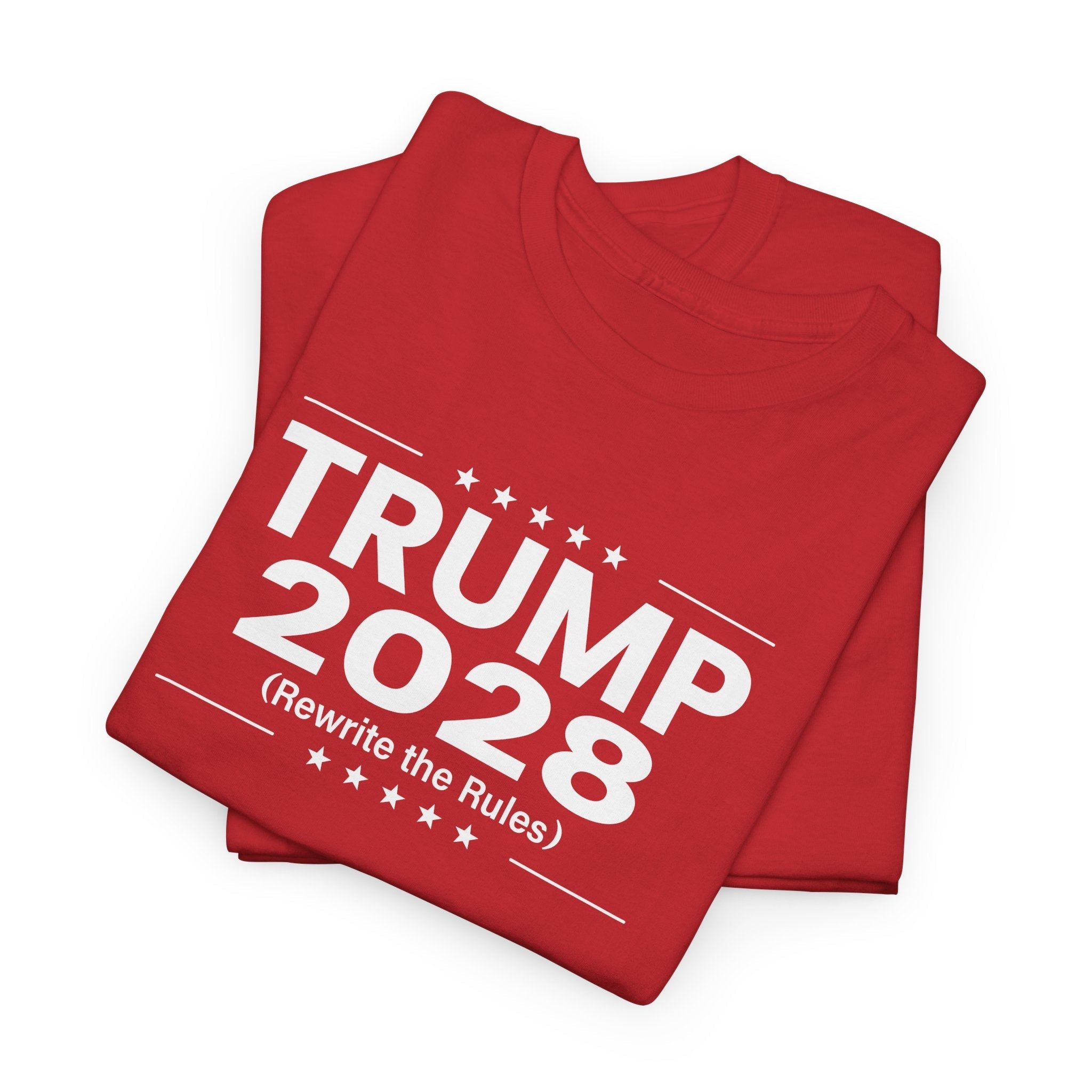 Trump 2028 Rewrite the Rules T-Shirt - PatriotDepot.com