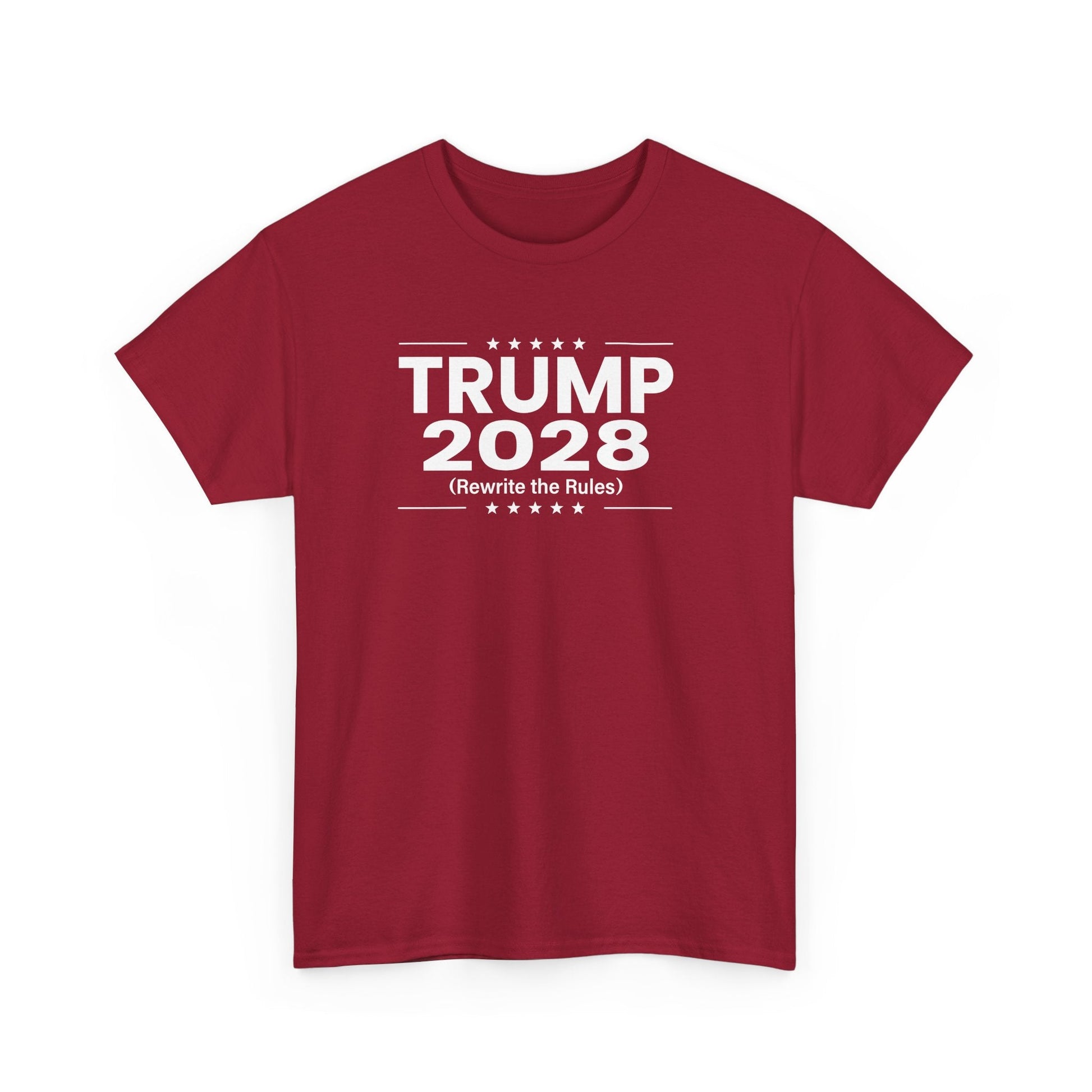 Trump 2028 Rewrite the Rules T-Shirt - PatriotDepot.com