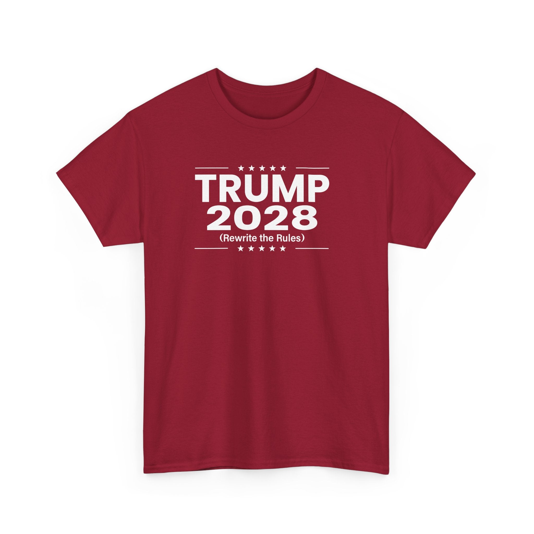 Trump 2028 Rewrite the Rules T-Shirt - PatriotDepot.com