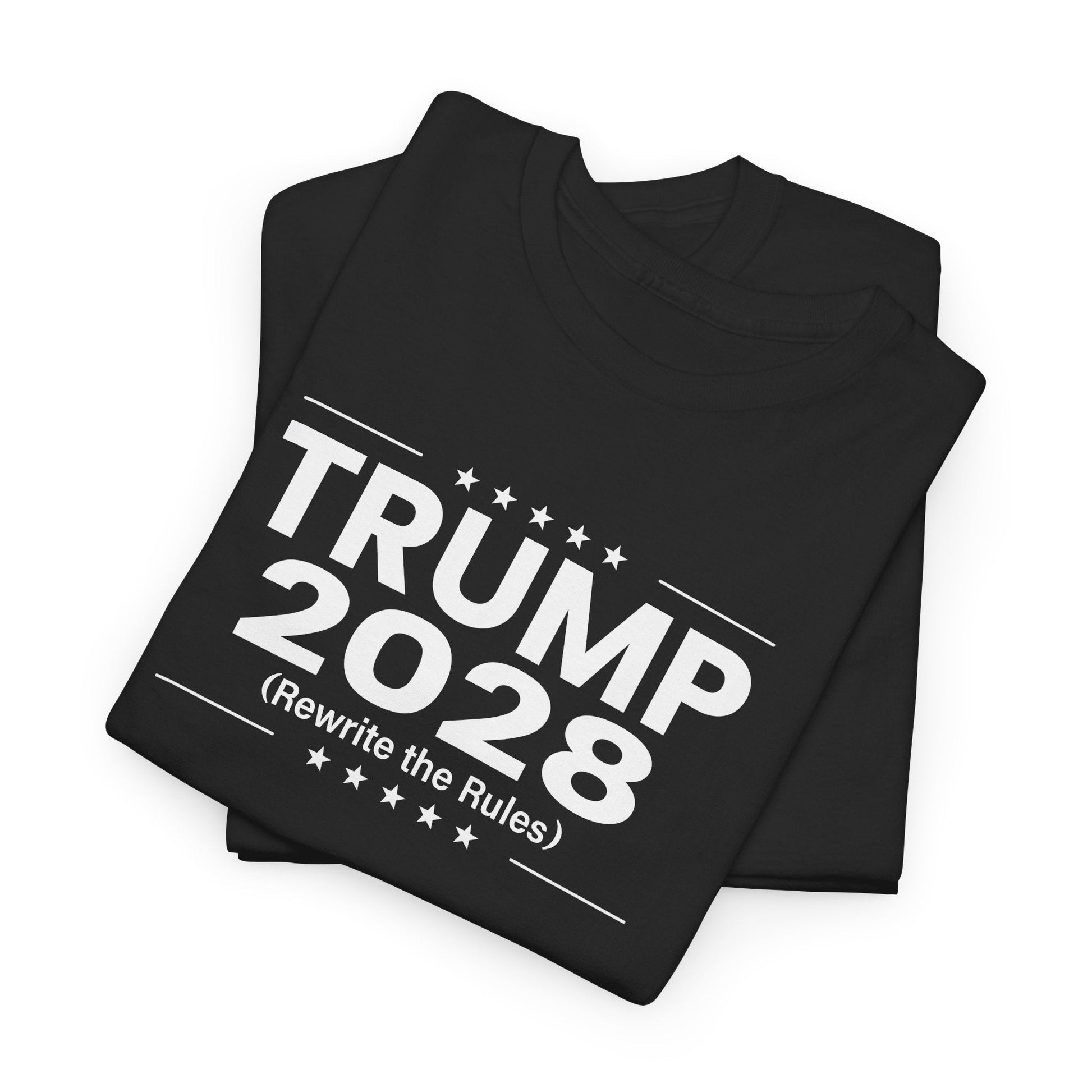 Trump 2028 Rewrite the Rules T-Shirt - PatriotDepot.com