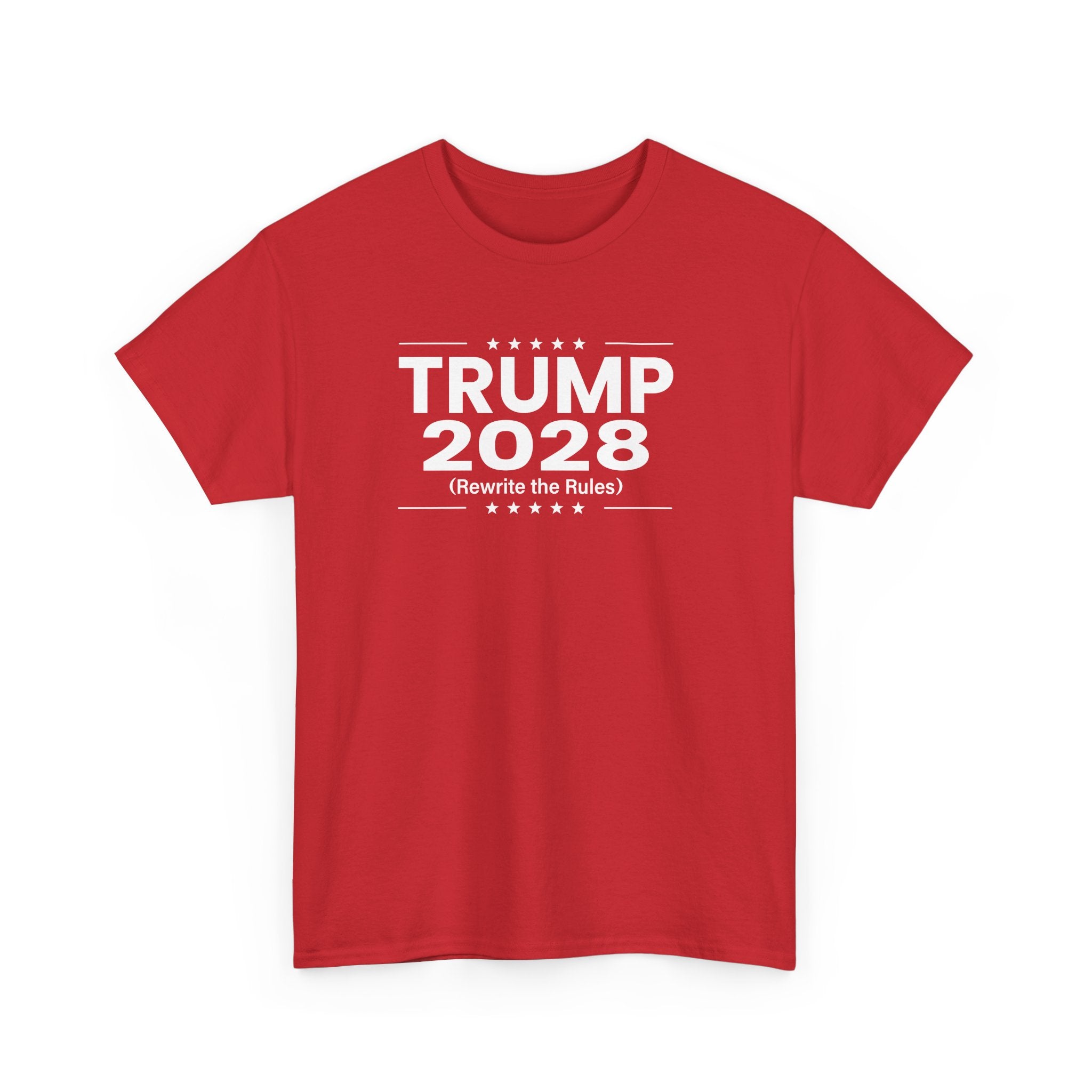 Trump 2028 Rewrite the Rules T-Shirt - PatriotDepot.com