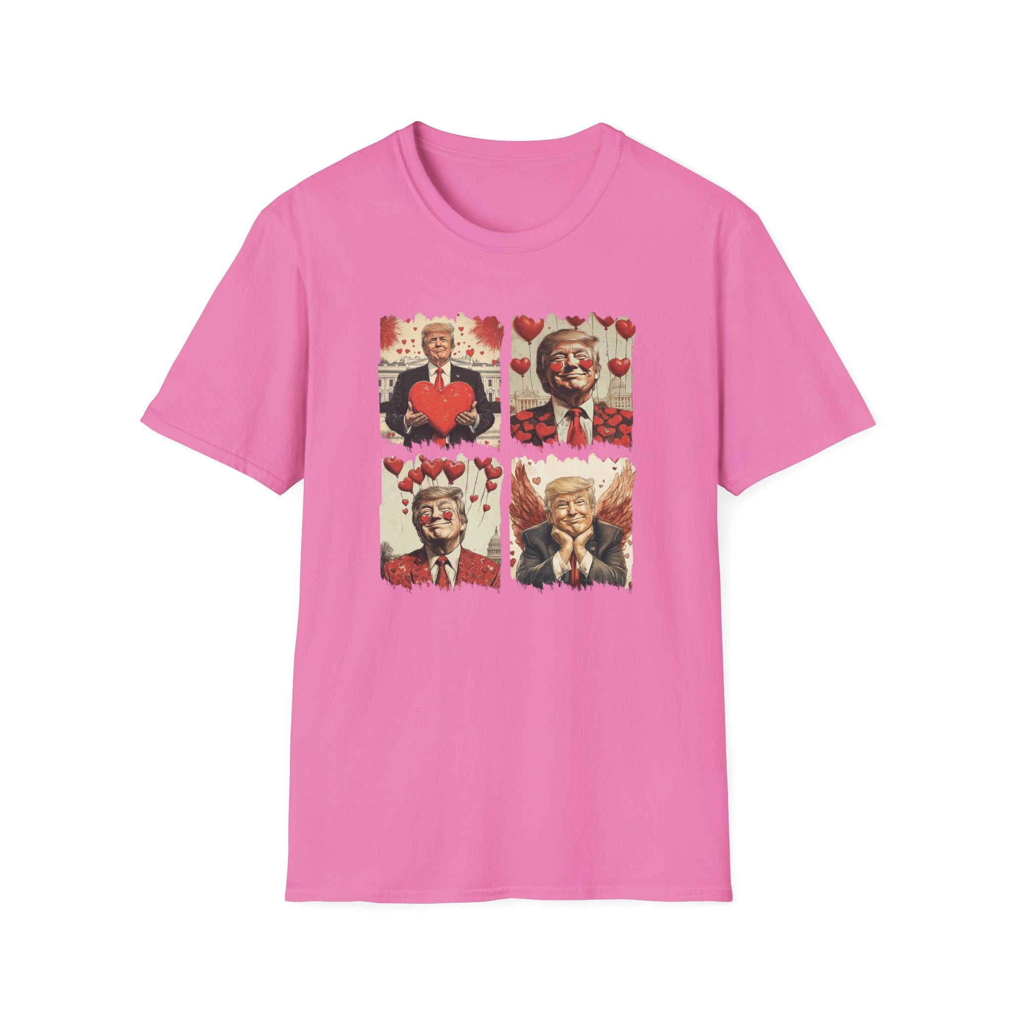 Trump 4 - Square Valentine T-Shirt - PatriotDepot.com