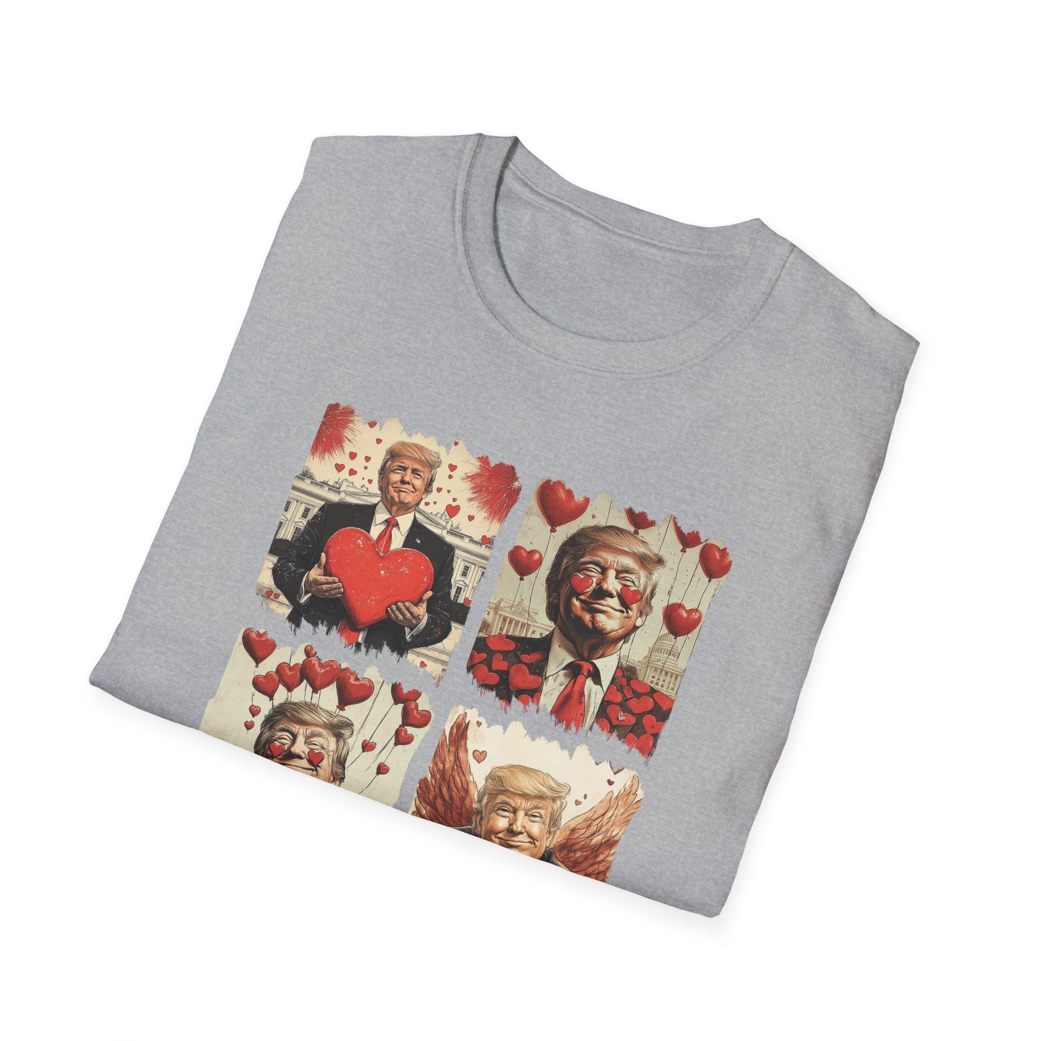 Trump 4 - Square Valentine T-Shirt - PatriotDepot.com