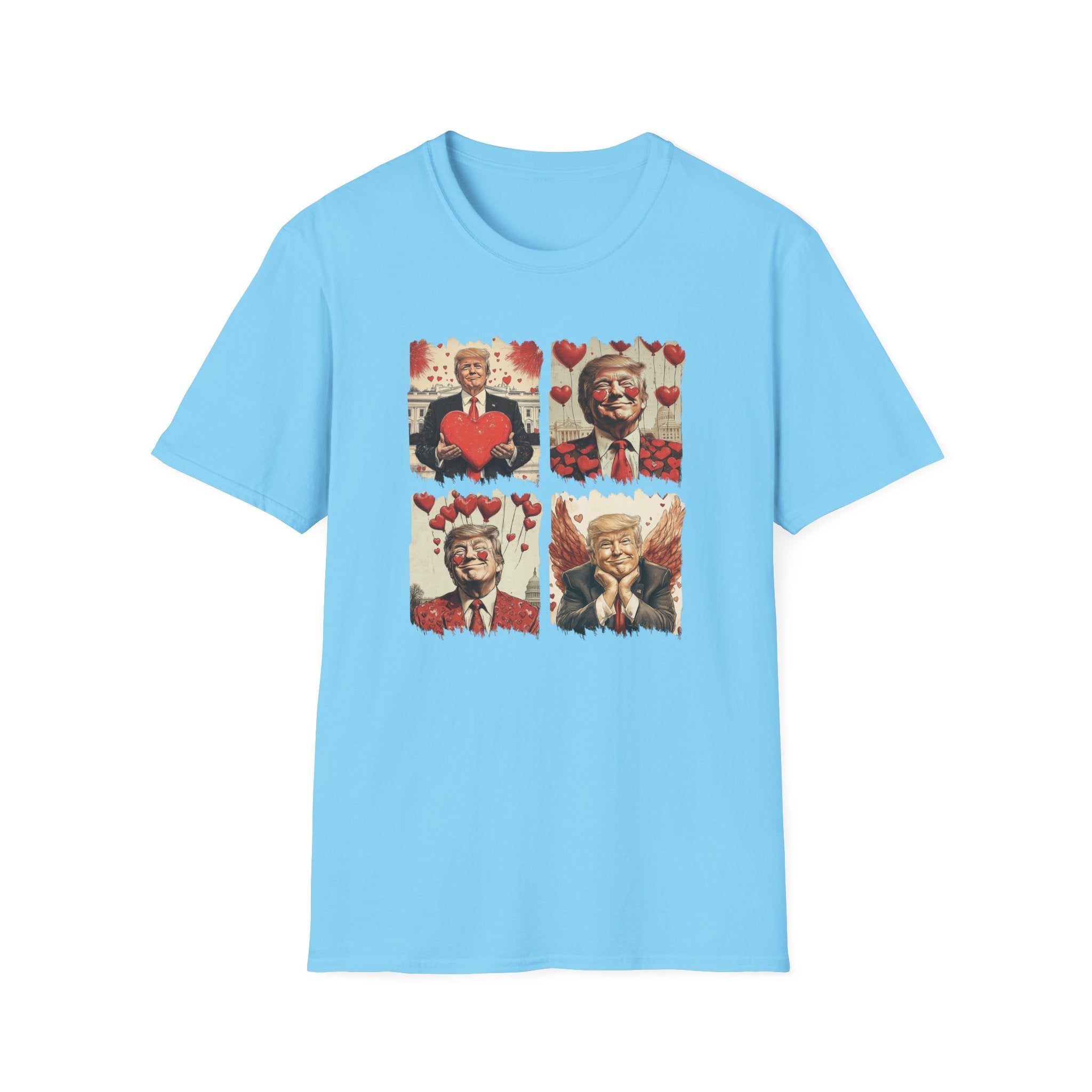 Trump 4 - Square Valentine T-Shirt - PatriotDepot.com
