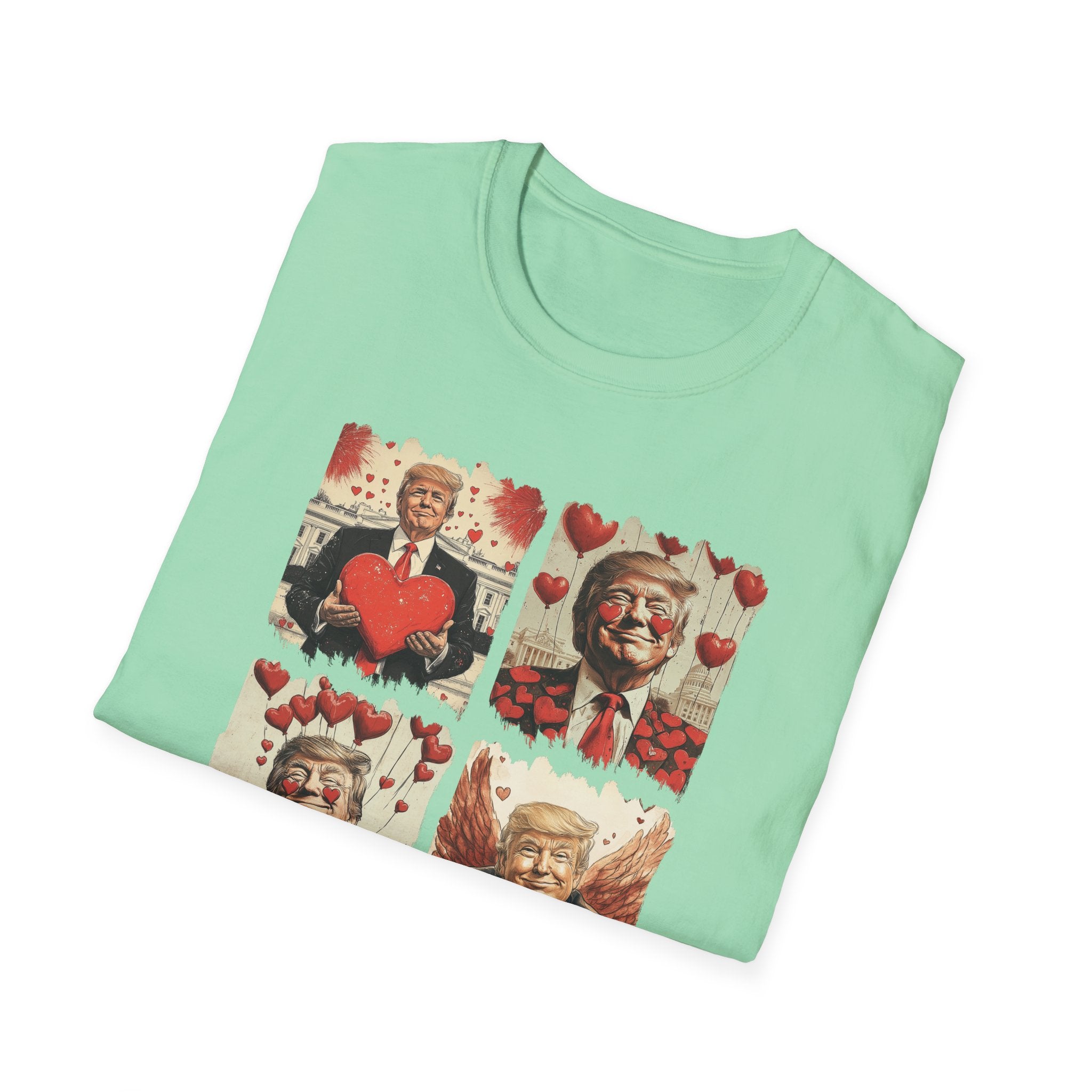 Trump 4 - Square Valentine T-Shirt - PatriotDepot.com