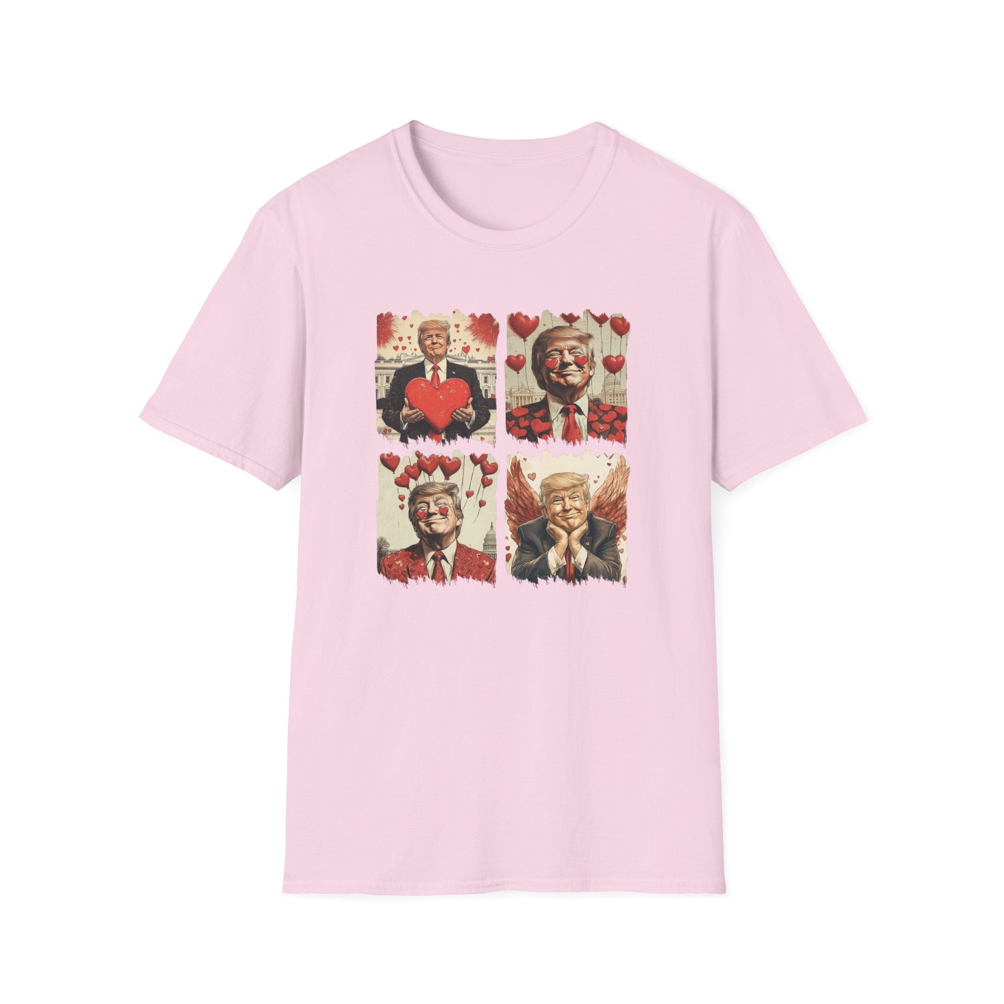 Trump 4 - Square Valentine T-Shirt - PatriotDepot.com
