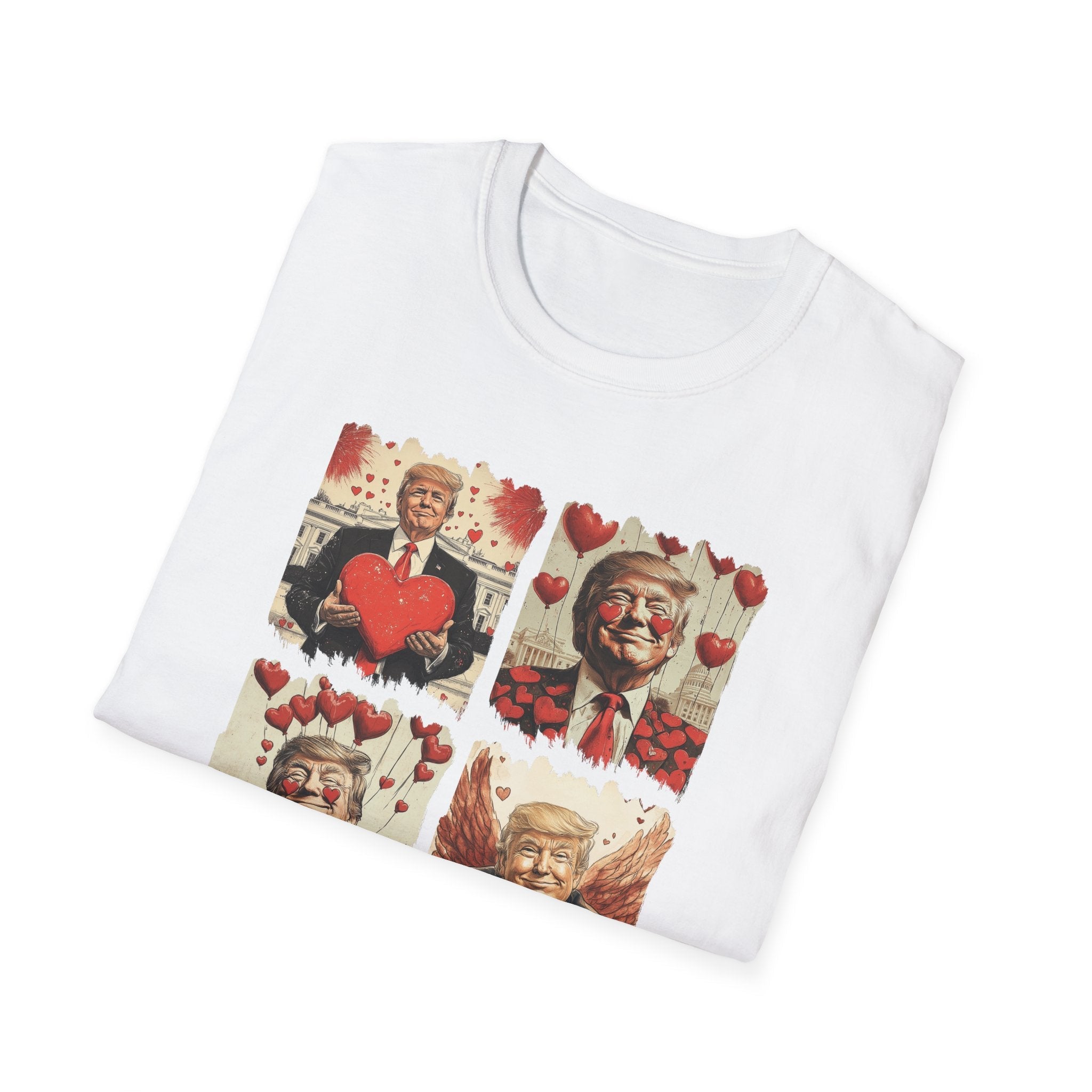 Trump 4 - Square Valentine T-Shirt - PatriotDepot.com