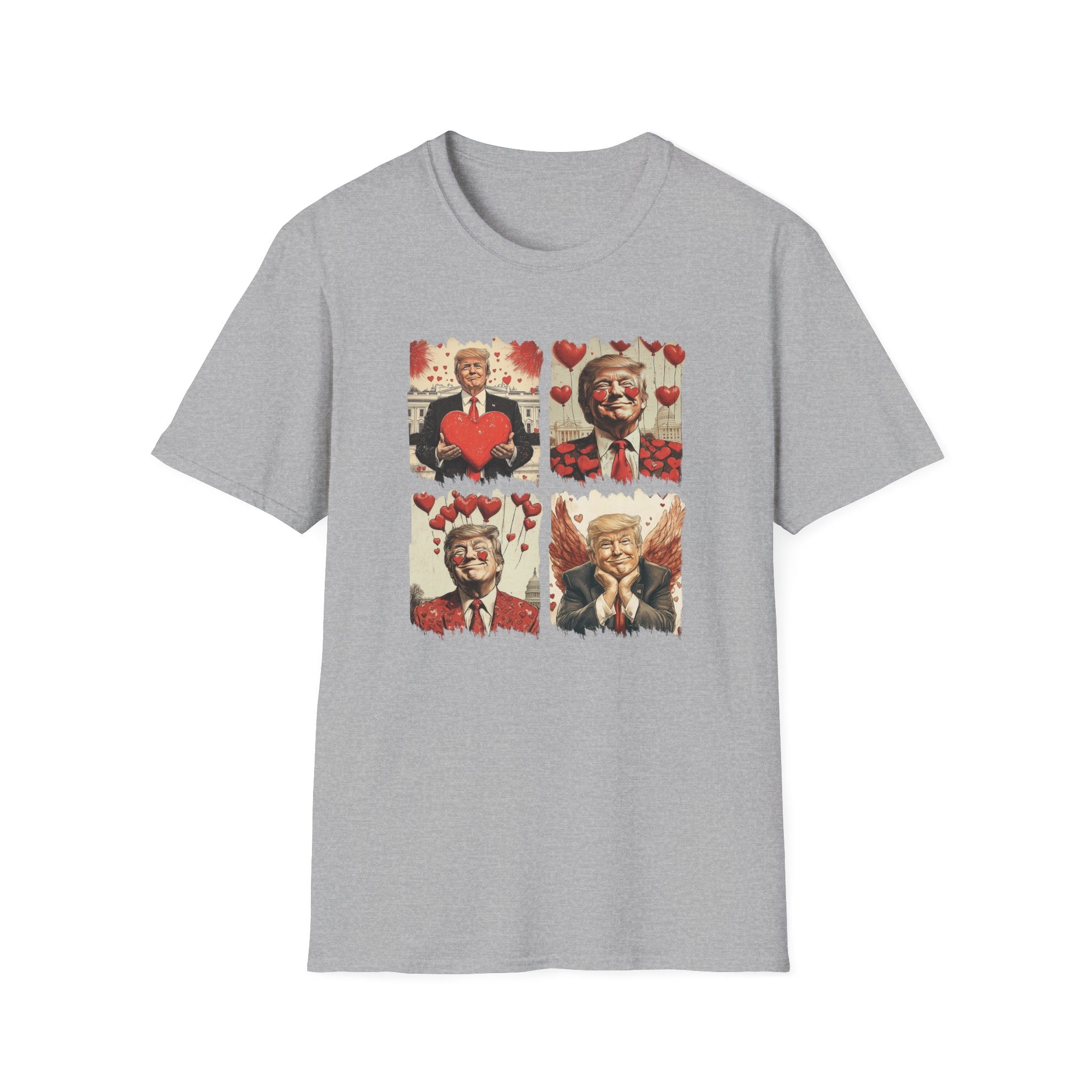 Trump 4 - Square Valentine T-Shirt - PatriotDepot.com