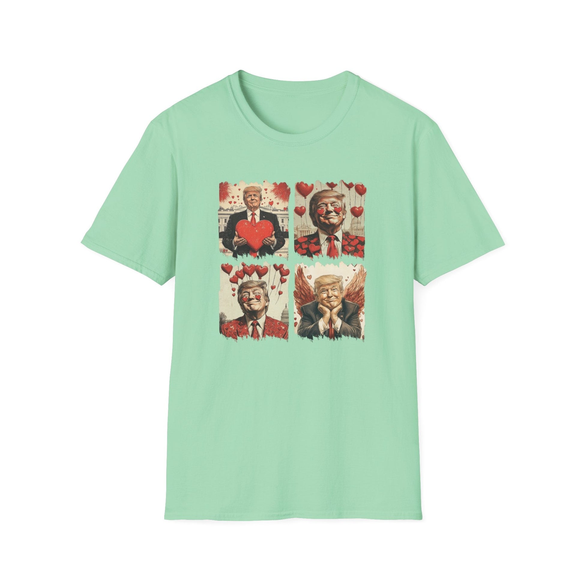 Trump 4 - Square Valentine T-Shirt - PatriotDepot.com
