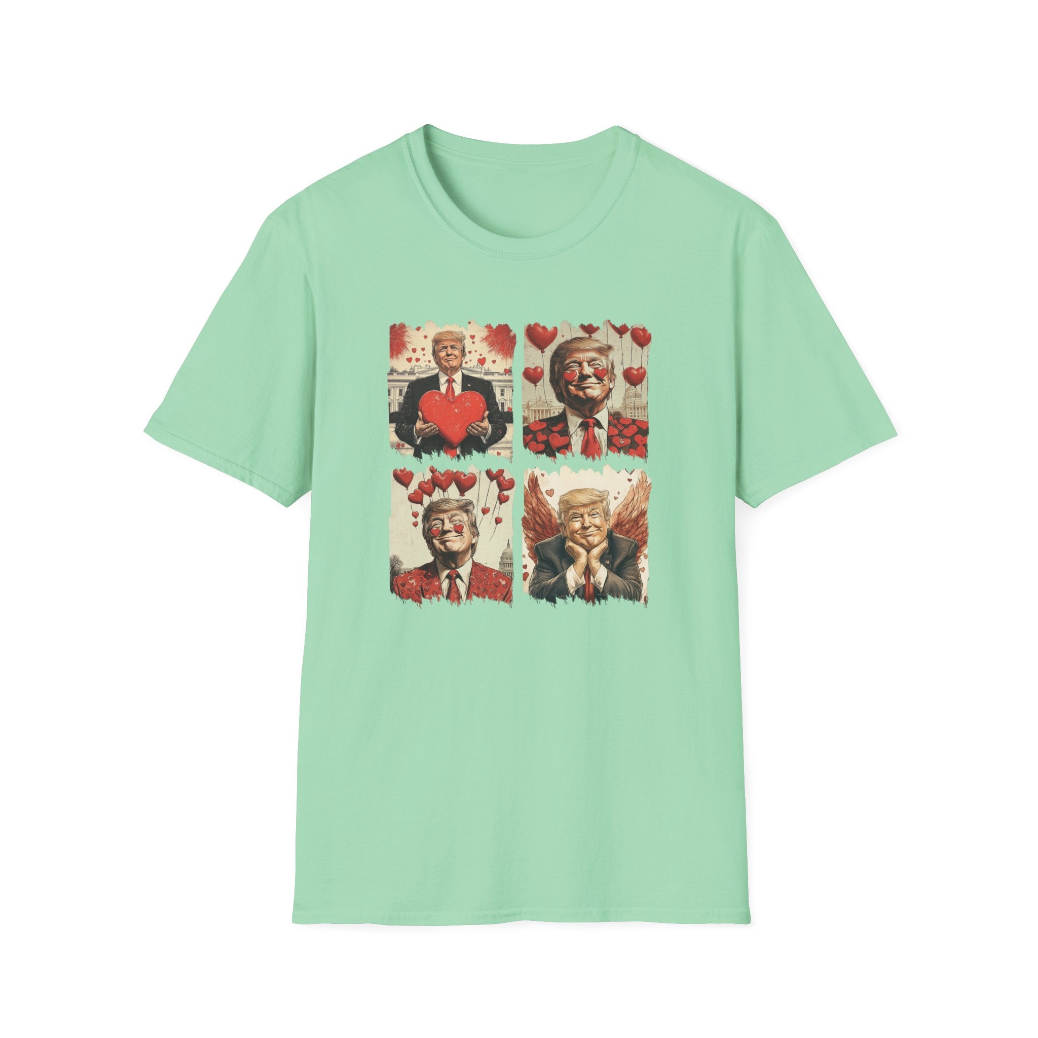 Trump 4 - Square Valentine T-Shirt - PatriotDepot.com