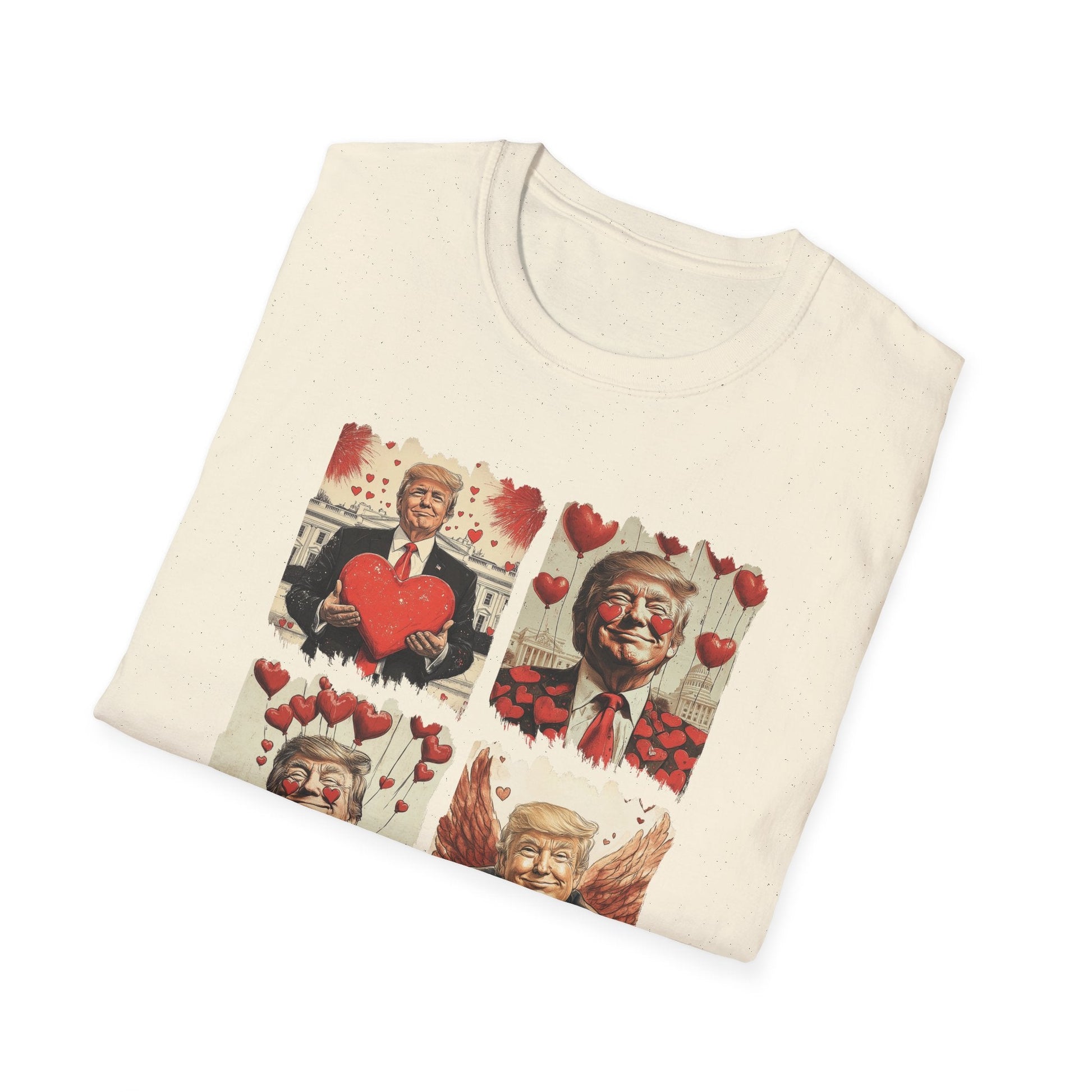 Trump 4 - Square Valentine T-Shirt - PatriotDepot.com