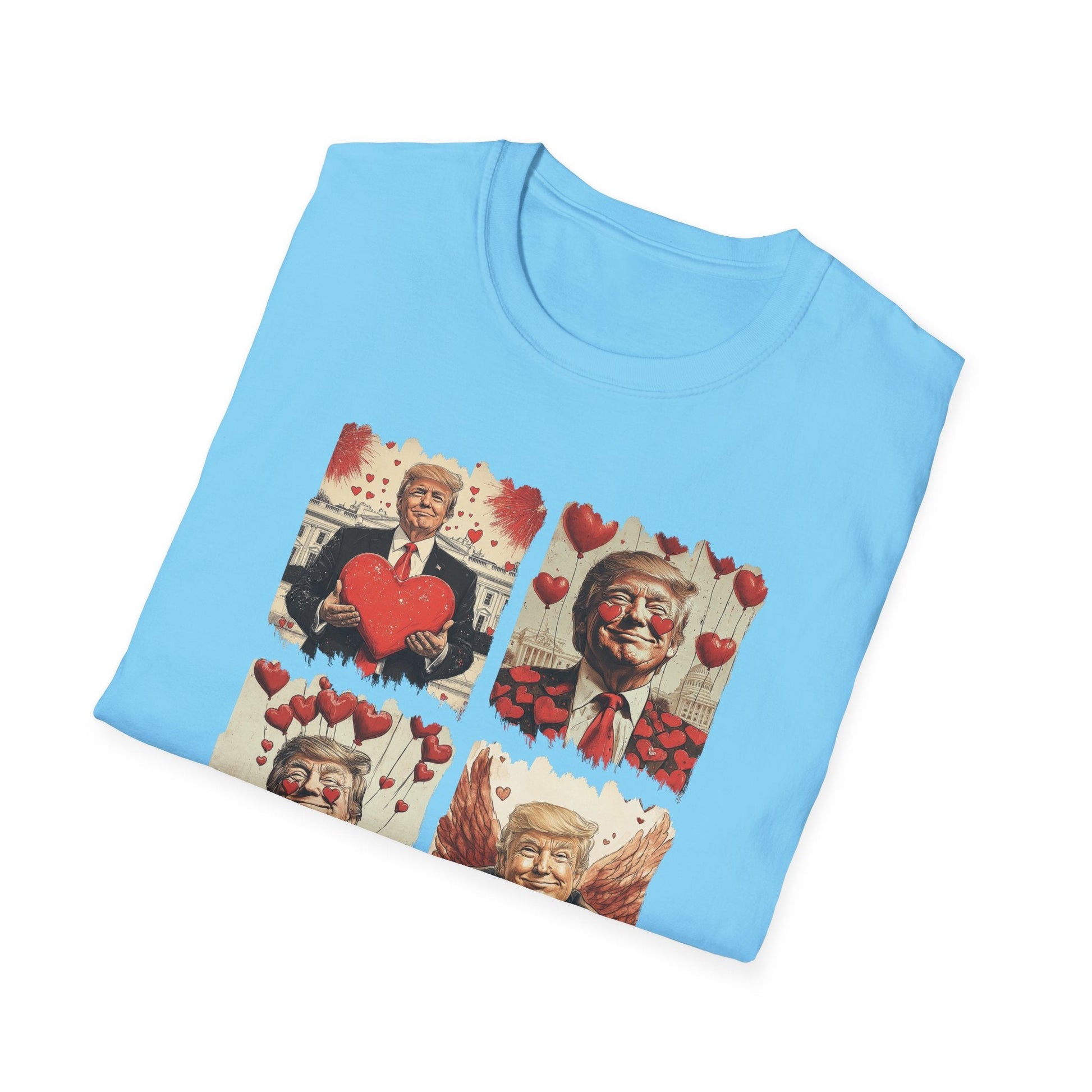 Trump 4 - Square Valentine T-Shirt - PatriotDepot.com