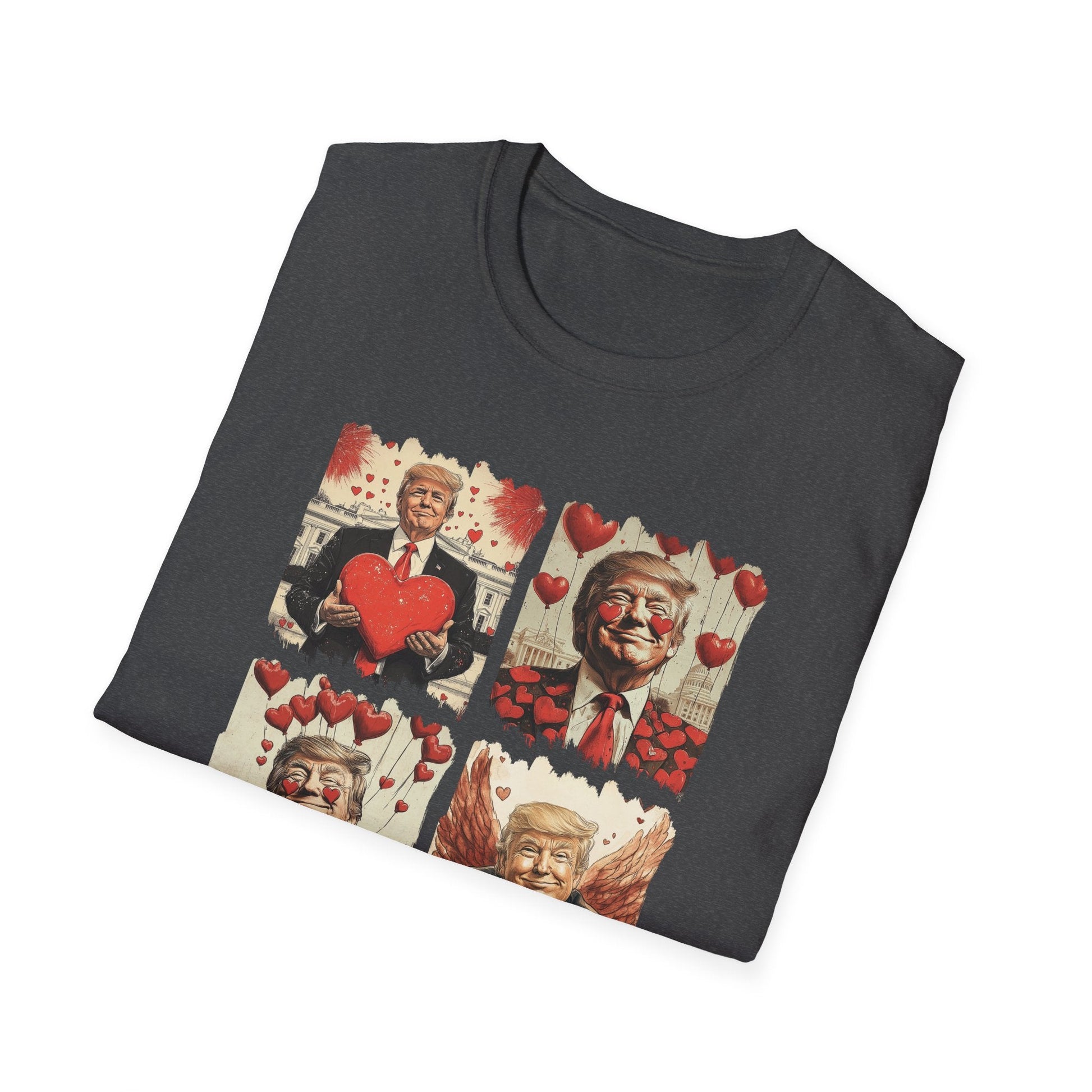 Trump 4 - Square Valentine T-Shirt - PatriotDepot.com