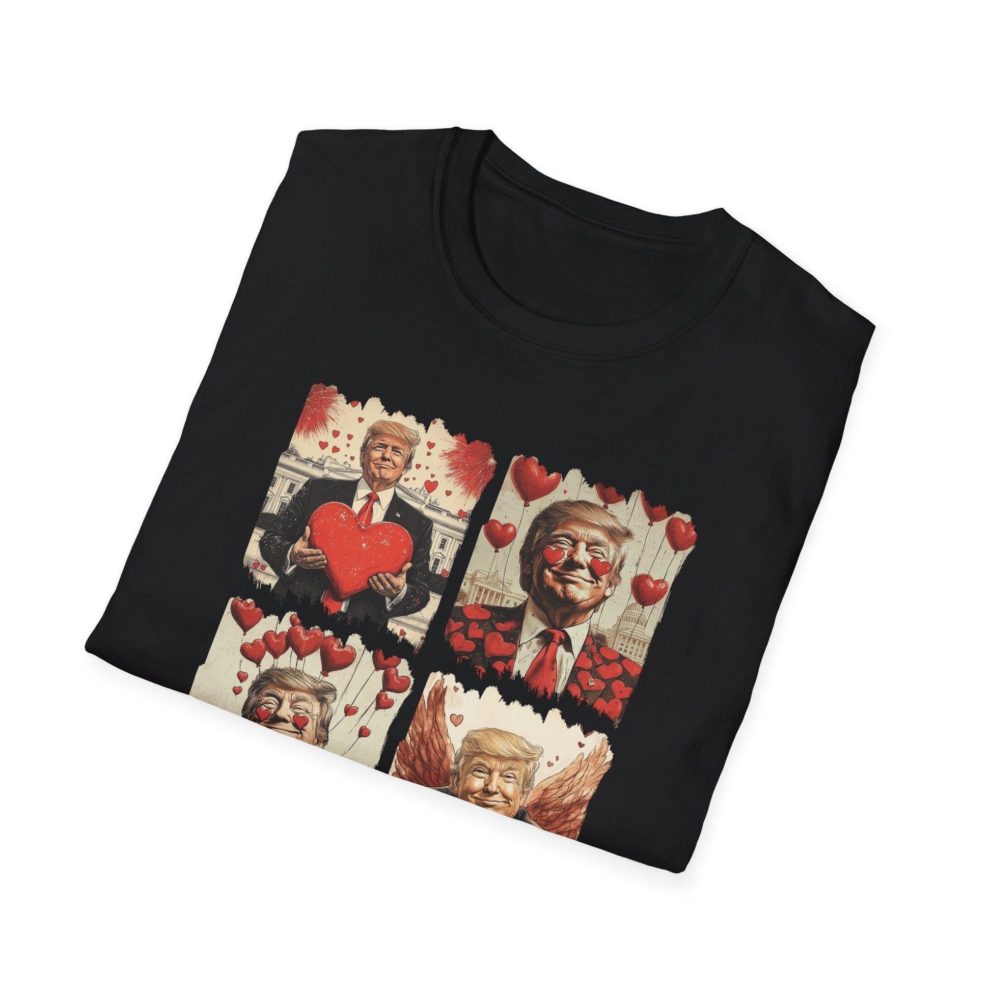 Trump 4 - Square Valentine T-Shirt - PatriotDepot.com