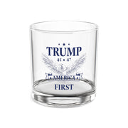 Trump 45 * 47 America First Rocks Glass (Blue) - PatriotDepot.com