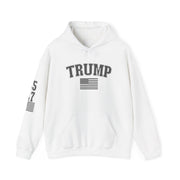 Trump 45 47 Hoodie w/Sleeve Design - PatriotDepot.com