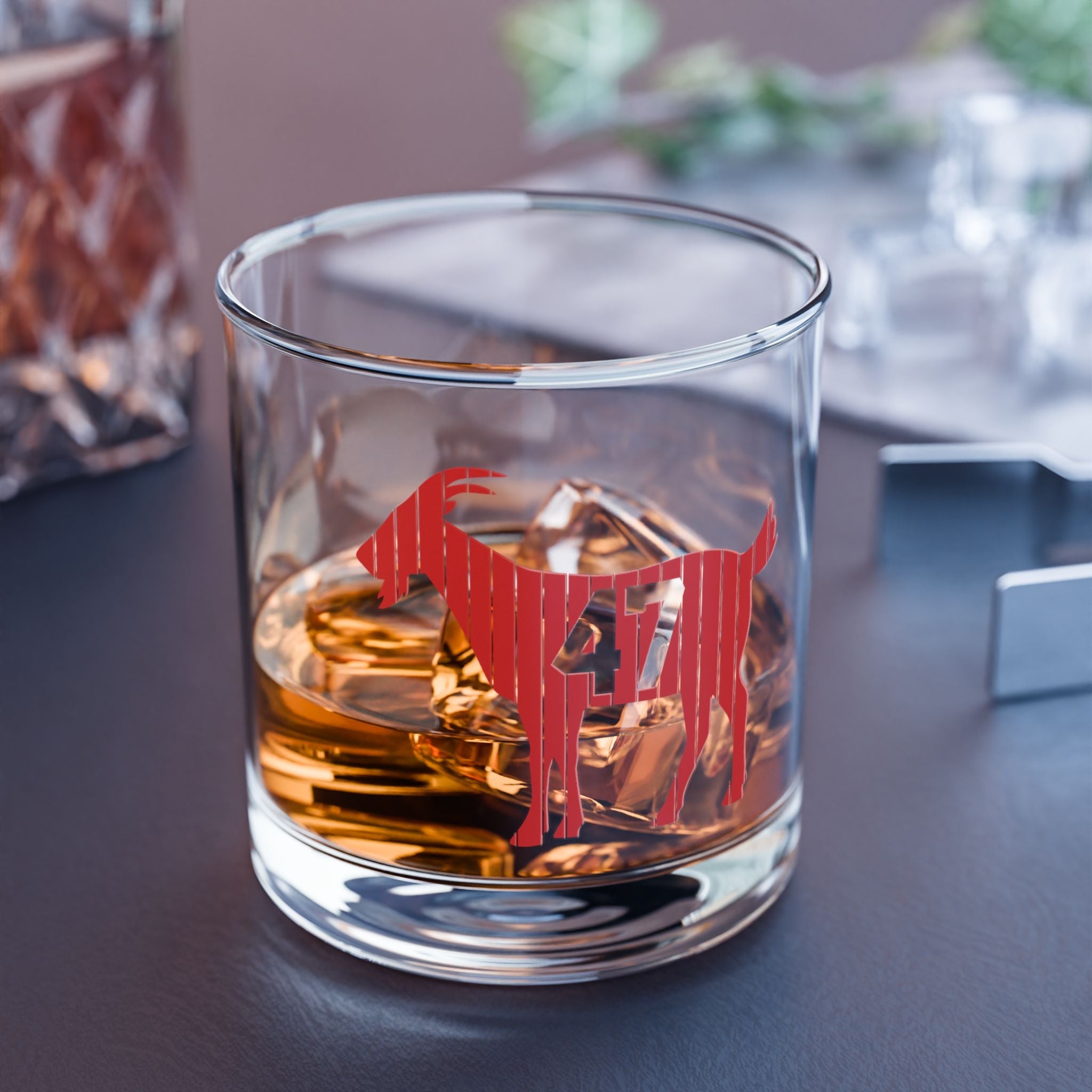 Trump 47 G.O.A.T. Rocks Glass - PatriotDepot.com