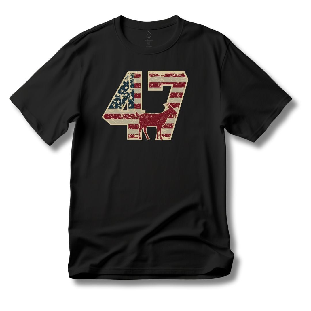 Trump 47 G.O.A.T. T-Shirt - PatriotDepot.com