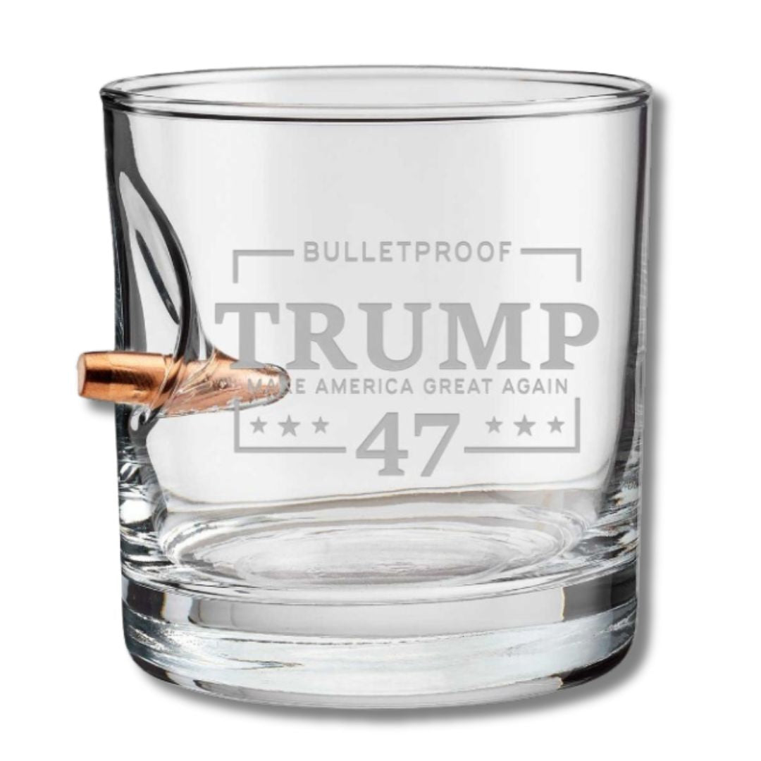 Trump 47 Make America Great Again Glass (Bulletproof Edition) - PatriotDepot.com